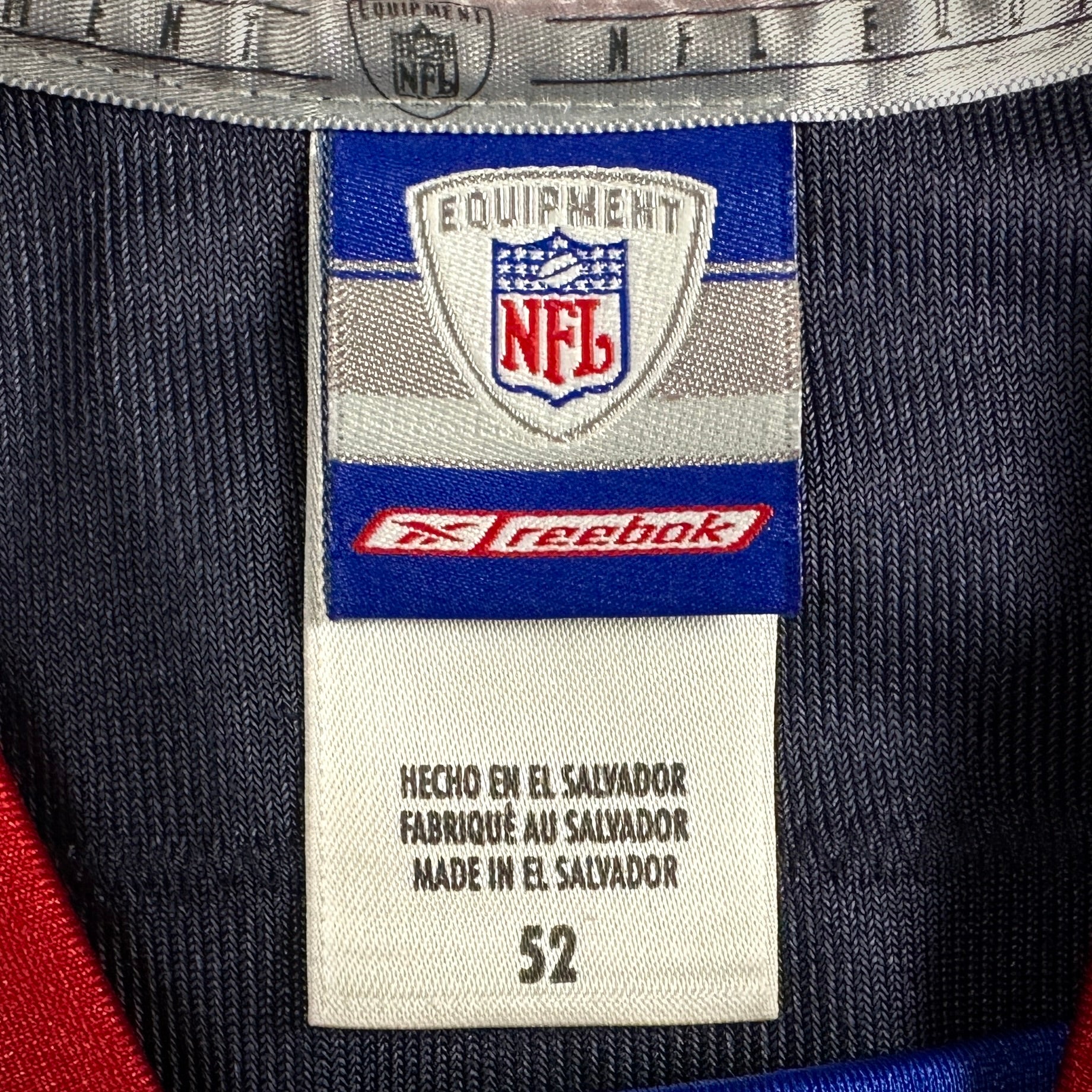 2002 Reebok NFL Authentic Jersey Buffalo Bills Drew Bledsoe Sz. 52 Vintage