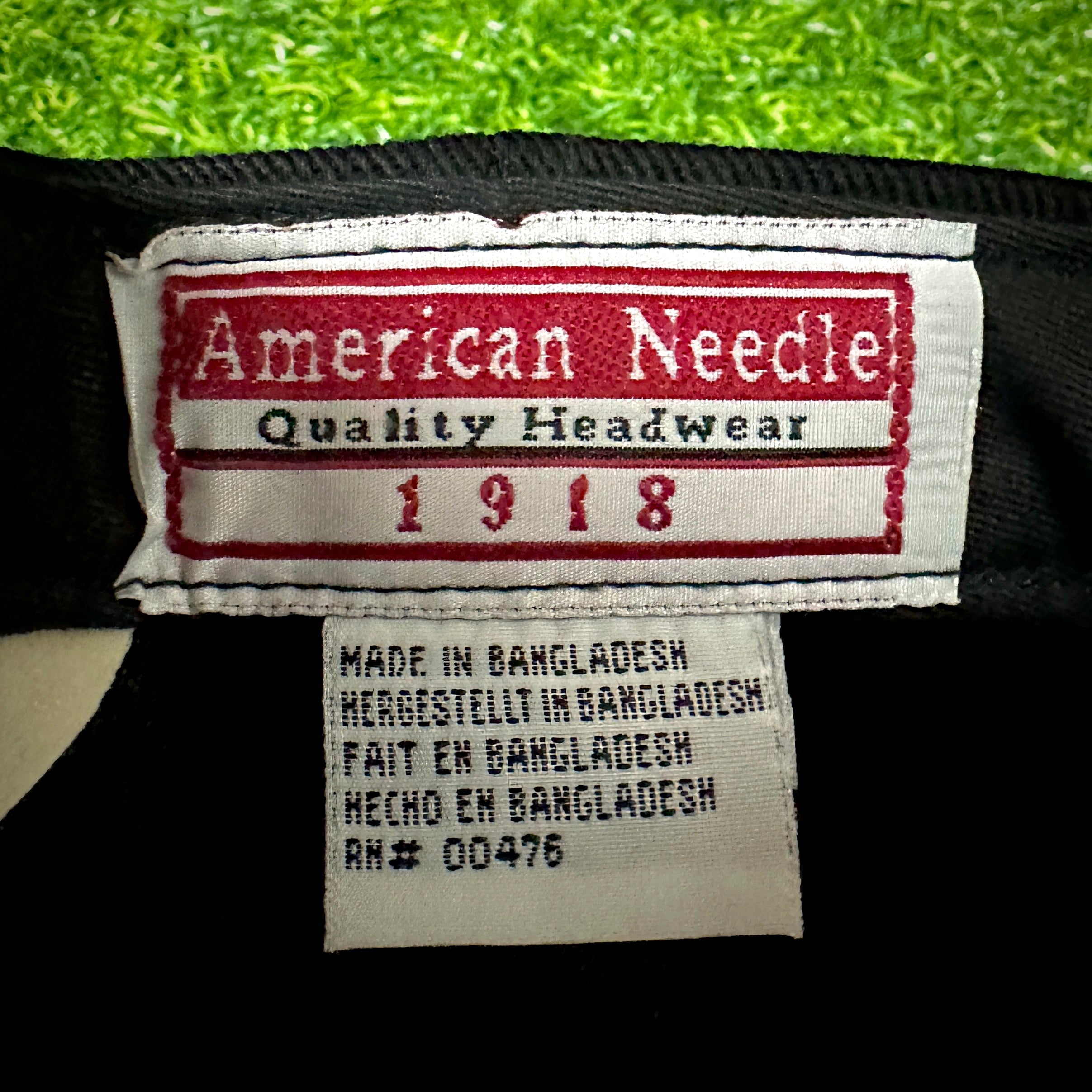 1996 American Needle NHL Strapback Hat Buffalo Sabres Flames Goathead NWT