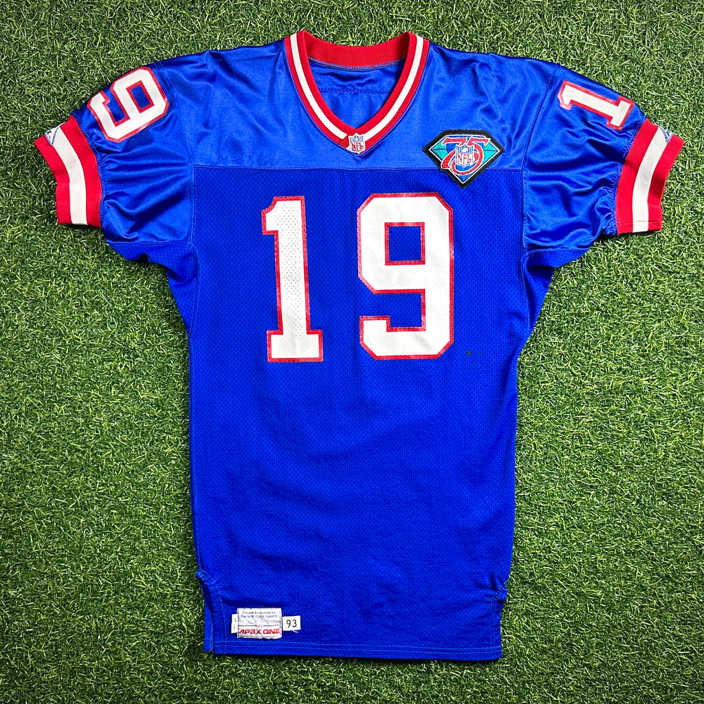 1994 Apex NFL Game Used Worn Jersey New York Giants Greg “Flea” Harrell Sz. 44