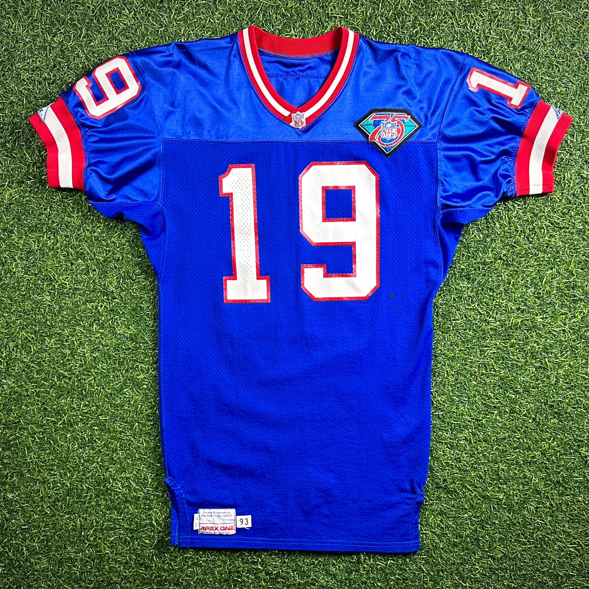 1994 Apex NFL Game Used Worn Jersey New York Giants Greg “Flea” Harrell Sz. 44
