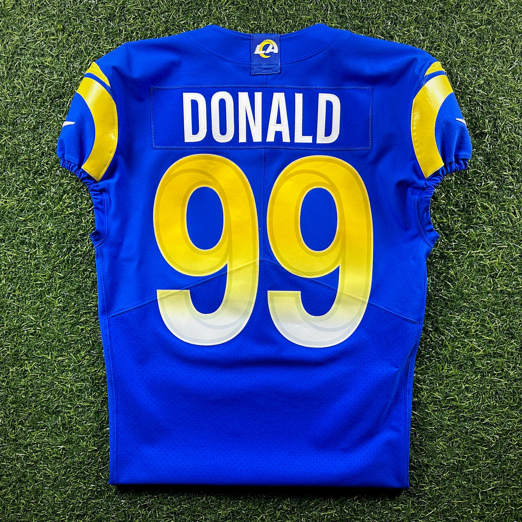2021 Nike NFL Team Issued Jersey Los Angeles Rams Aaron Donald Salute to Service 44