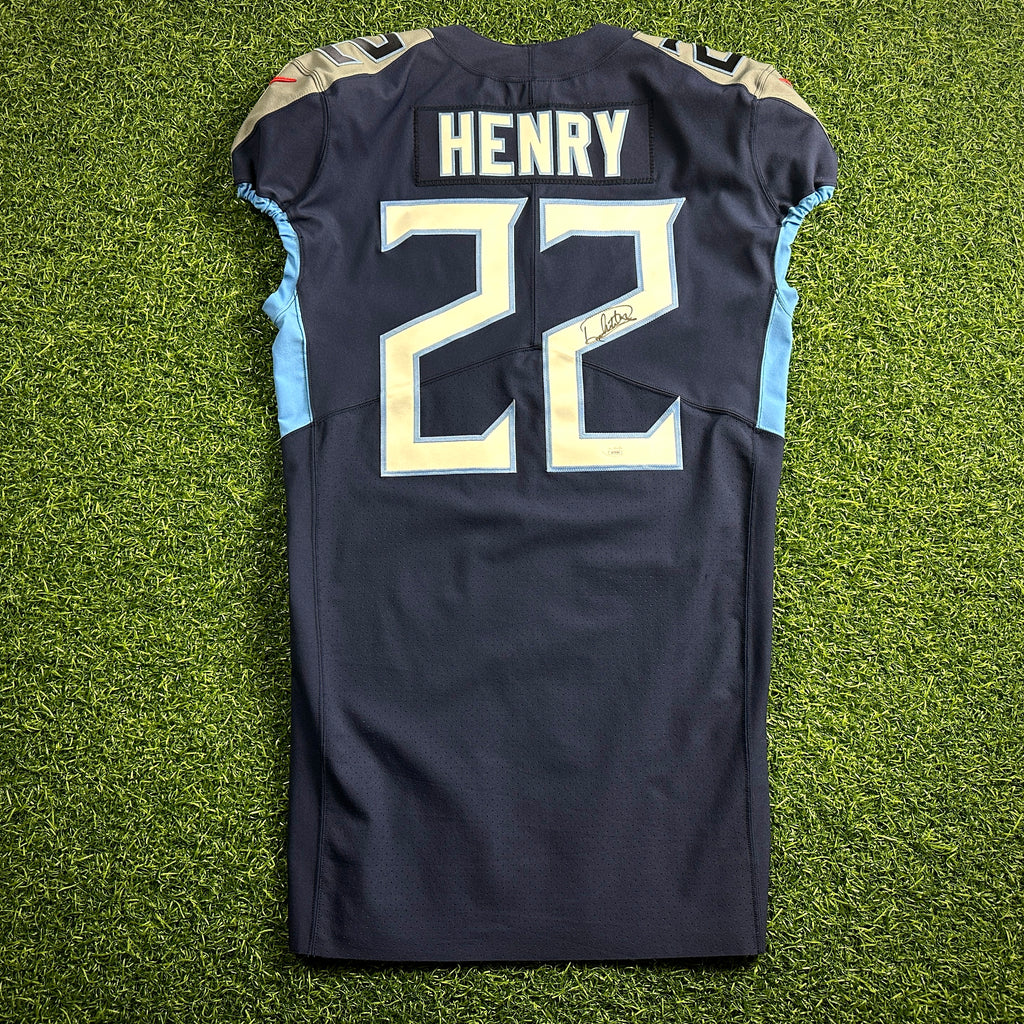 2021 Nike NFL Authentic Jersey Tennessee Titans Derrick Henry Autograph JSA
