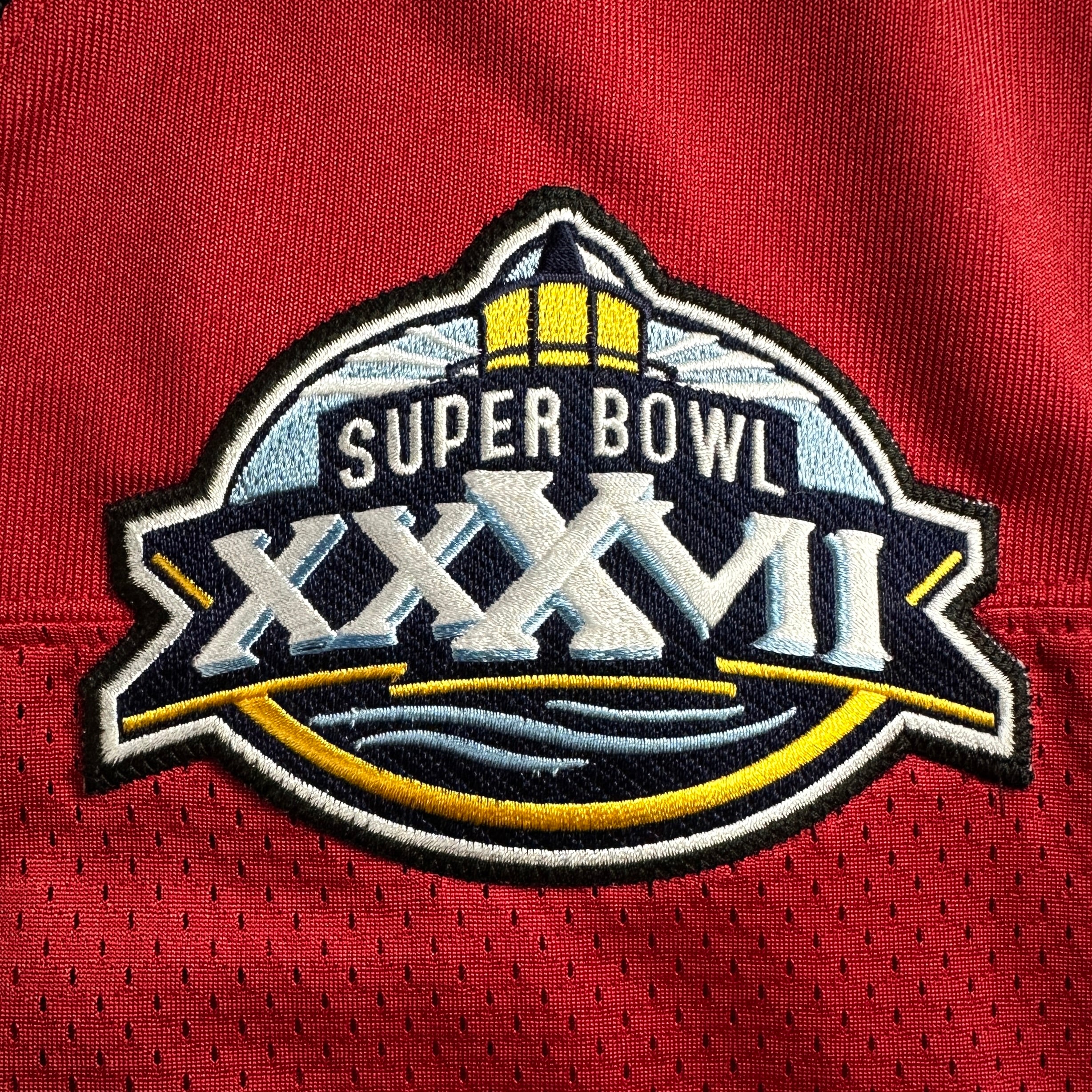 2002 Reebok NFL Authentic Jersey Tampa Bay Buccaneers Keyshawn Johnson Sz. 48 Super Bowl XXXVII