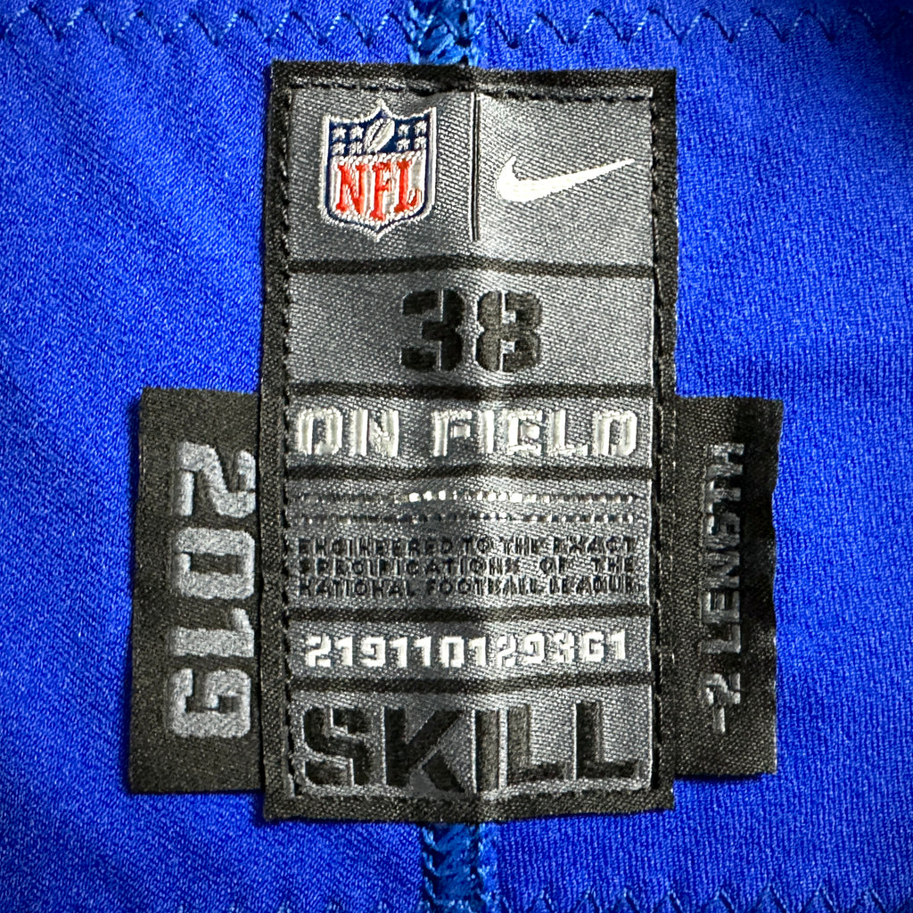 2019 Nike NFL Game Issued Jersey Buffalo Bills Cole Beasley Sz. 38 Team COA
