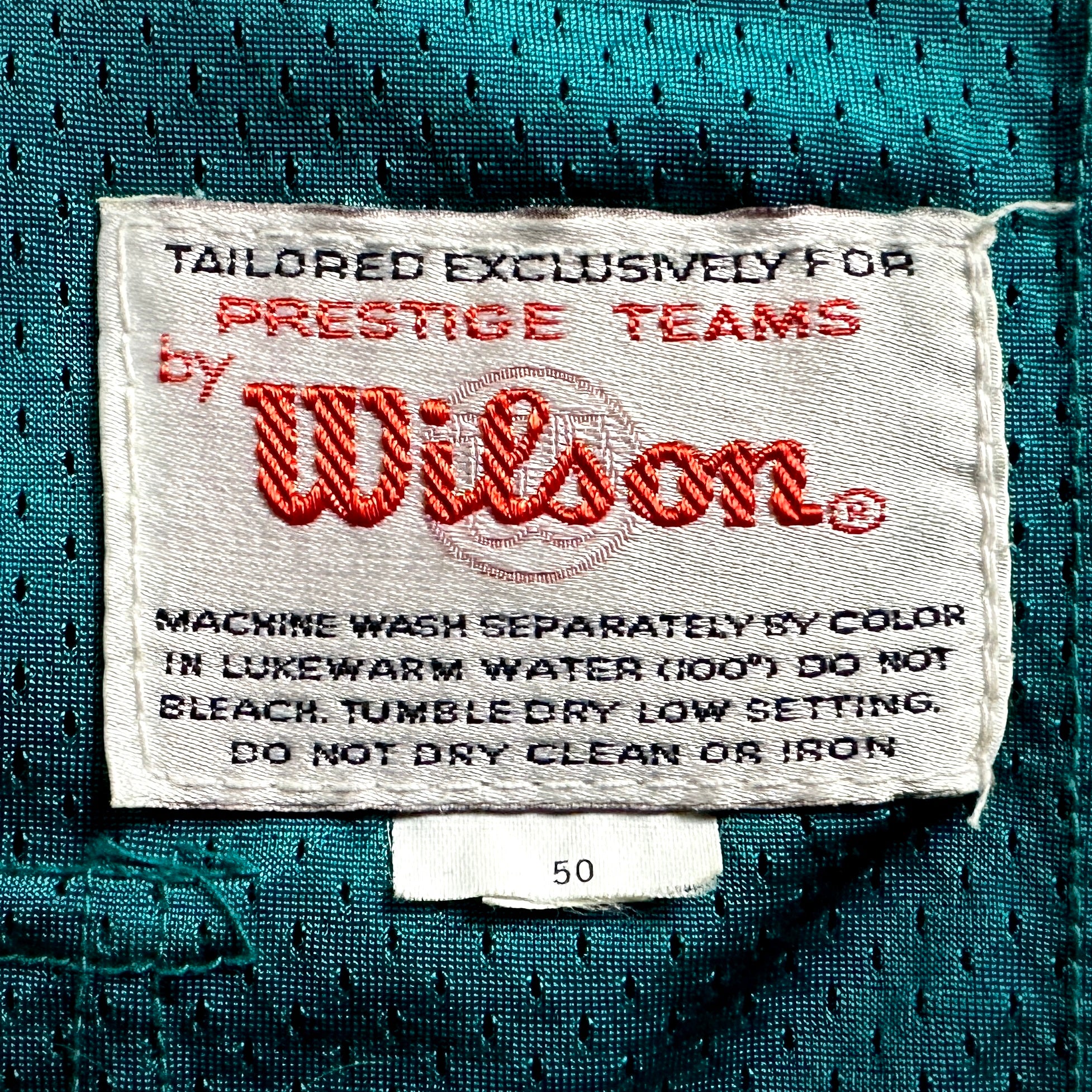 1991 Wilson NFL Game Used Worn Jersey Miami Dolphins Darren Handy Joe Robbie JR