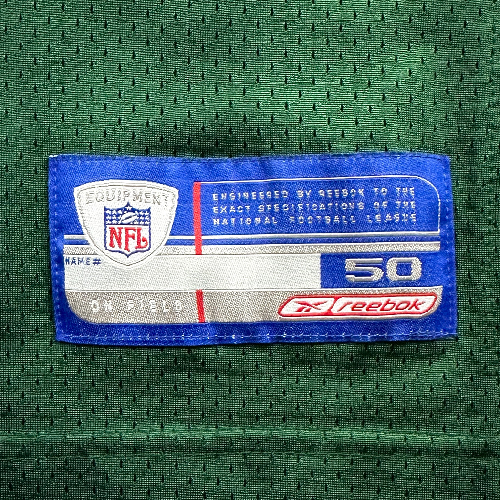 2003 Reebok NFL Authentic Jersey Green Bay Packers Brett Favre Sz. 50 Lambeau Patch