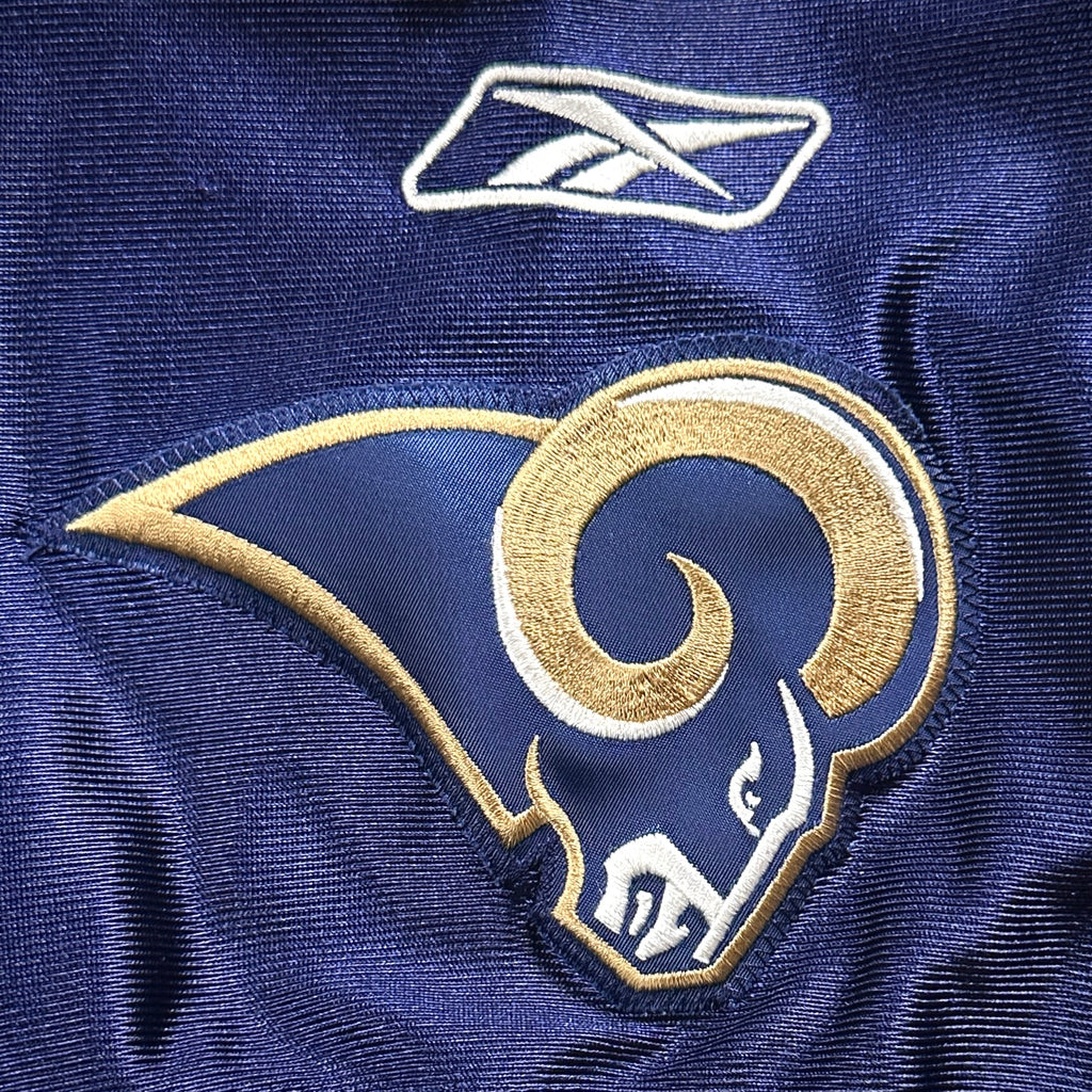 2004 Reebok NFL Authentic Jersey St. Louis Rams Marshall Faulk Sz 52 Vintage HOF