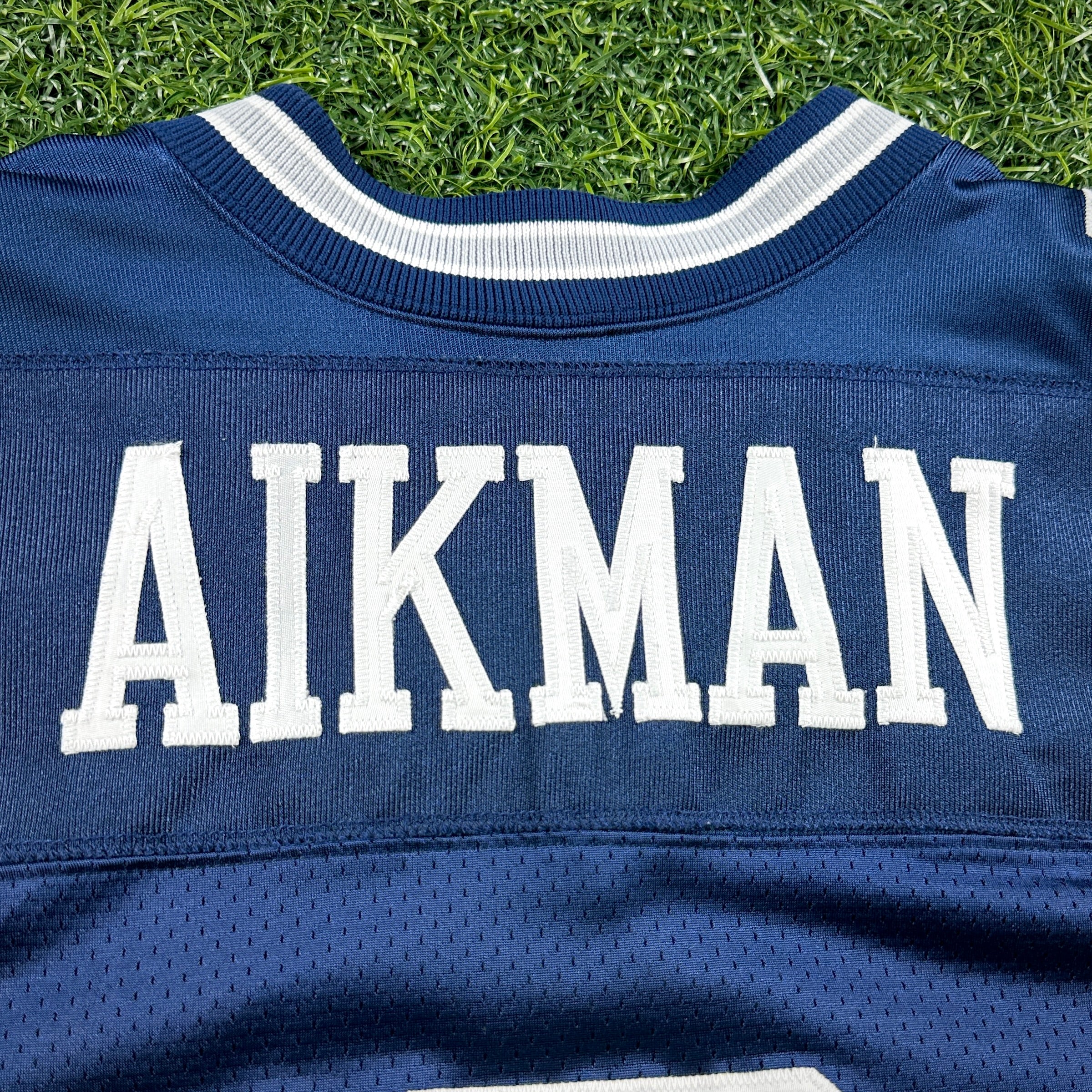 1999 Nike NFL Authentic Jersey Dallas Cowboys Troy Aikman Sz 52 Vintage