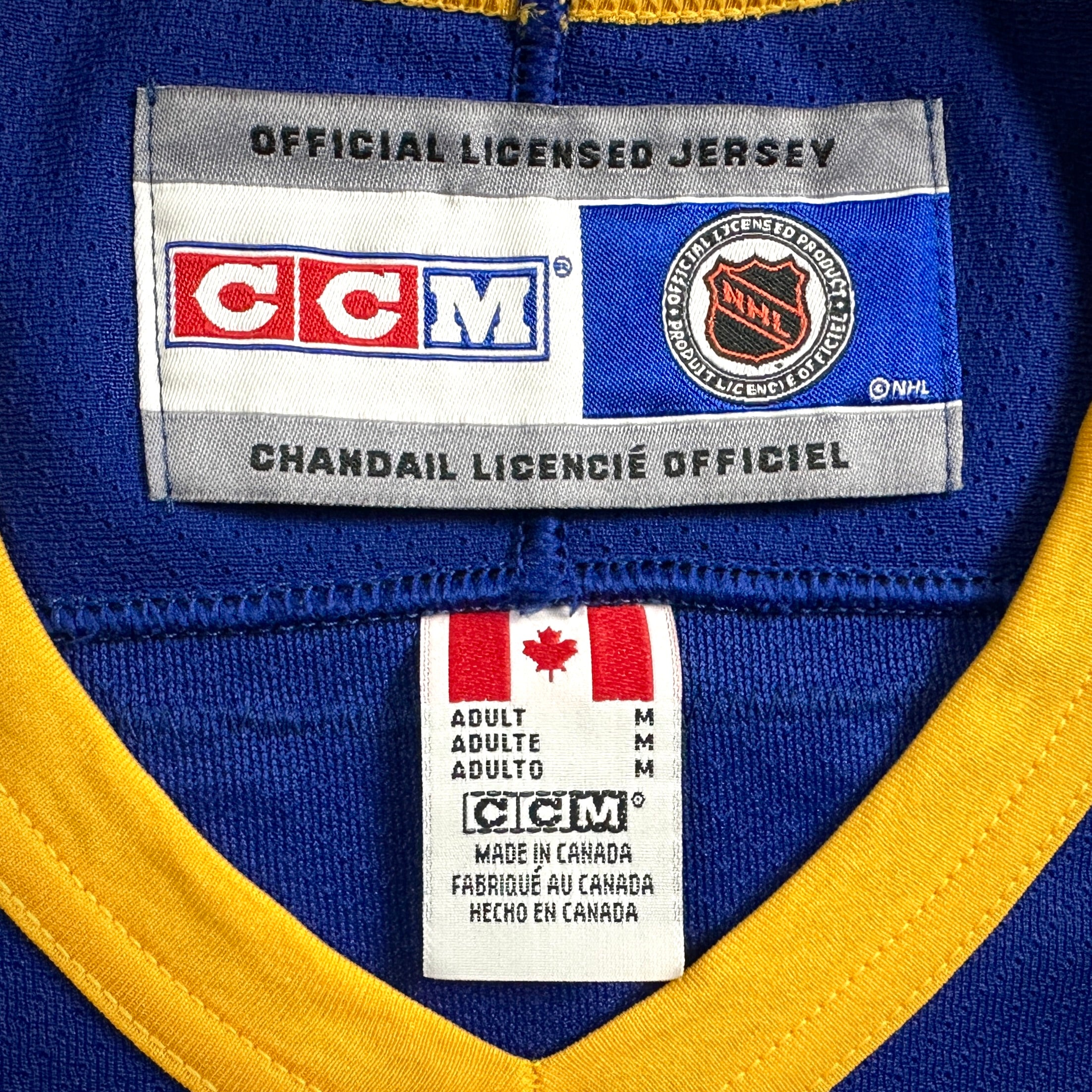 2006 CCM NHL Buffalo Sabres Alternate Jersey Ryan Miller Sz M Vintage MiC