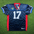 New! Reebok NFL Authentic Reverse Retro Jersey Buffalo Bills Josh Allen Sz. 52