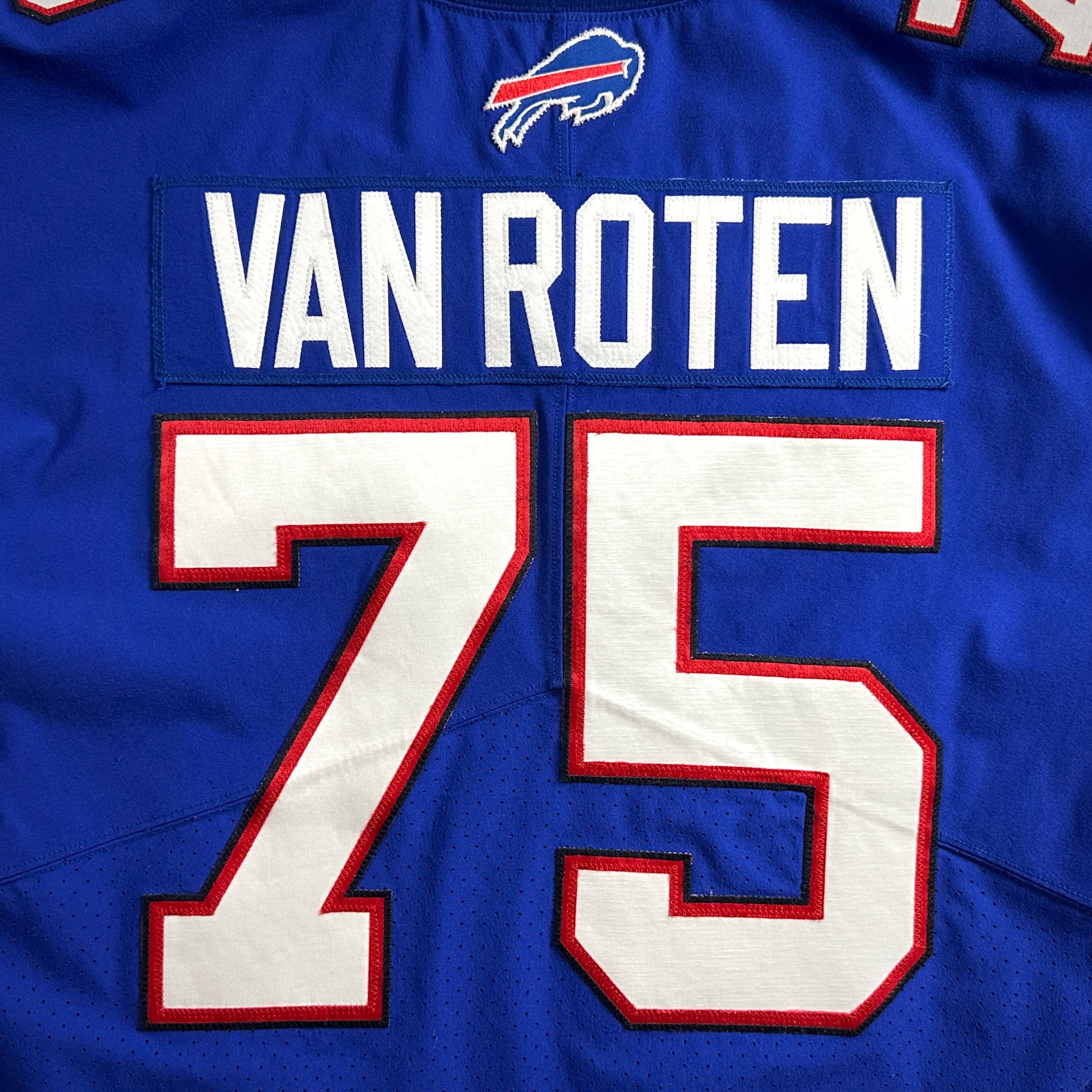 2022 Nike NFL Game-Used Jersey Buffalo Bills Greg Van Roten Sz. 48 Team COA