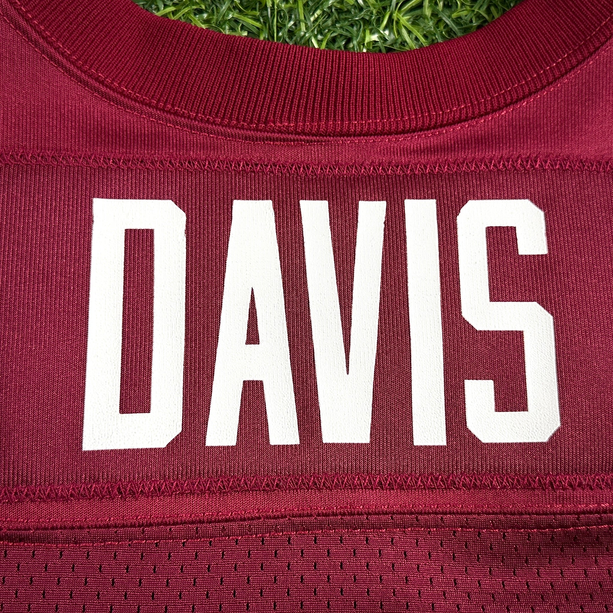 1997 Wilson NFL Game Issued Jersey Washington Redskins Stephen Davis Autograph