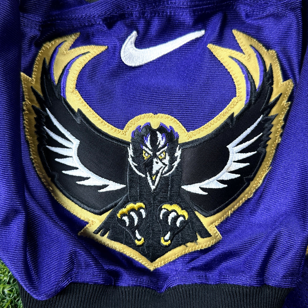 1999 Nike NFL Team-Issued Game Jersey Baltimore Ravens Jonathan Ogden Autograph Sz. 48