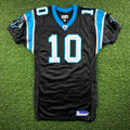 2004 Reebok NFL Team-Issued Game Jersey Carolina Panthers Todd Sauerbrun Sz. 46 Autograph PSA