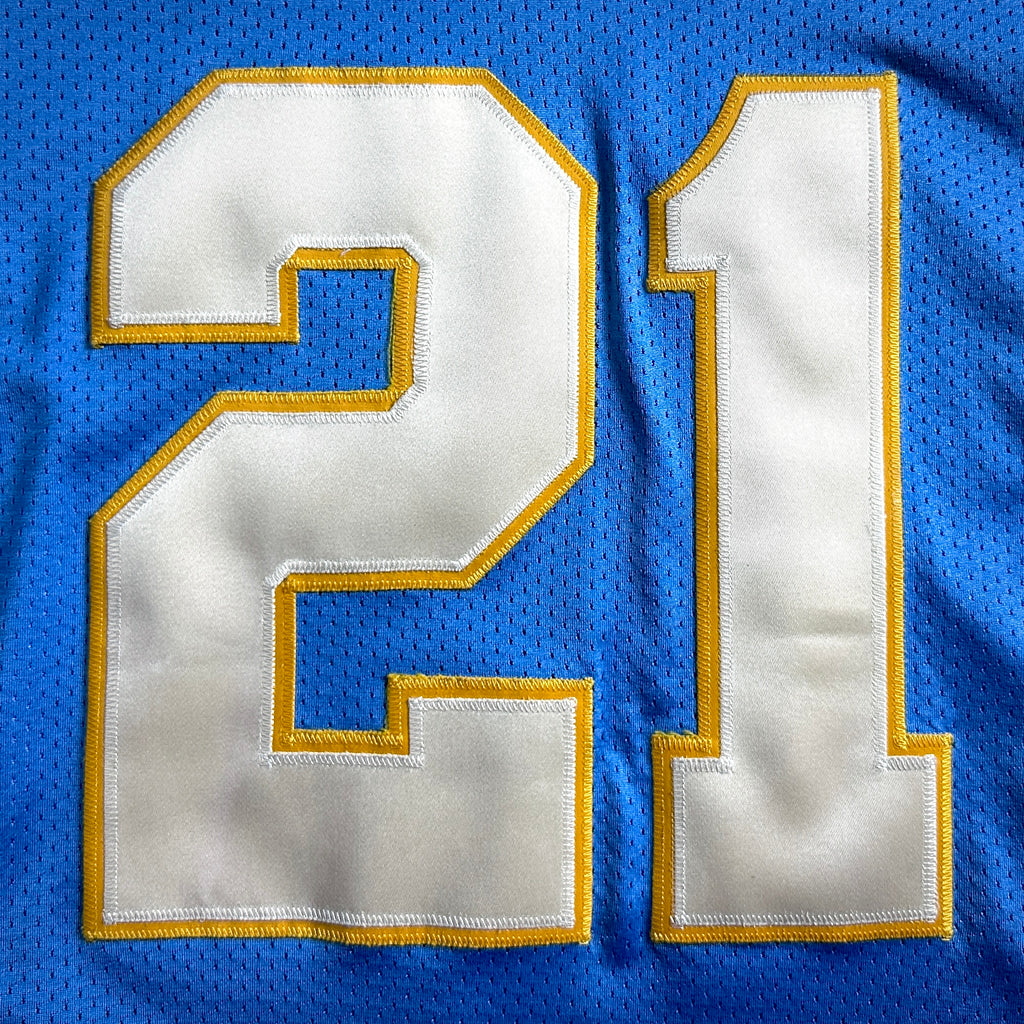 2002 Reebok NFL Authentic Jersey San Diego Chargers LaDanian Tomlinson 52 Throwback