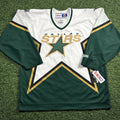 New! 2005/06 CCM NHL Dallas Stars White Away Jersey Sz. XL Vintage NWT