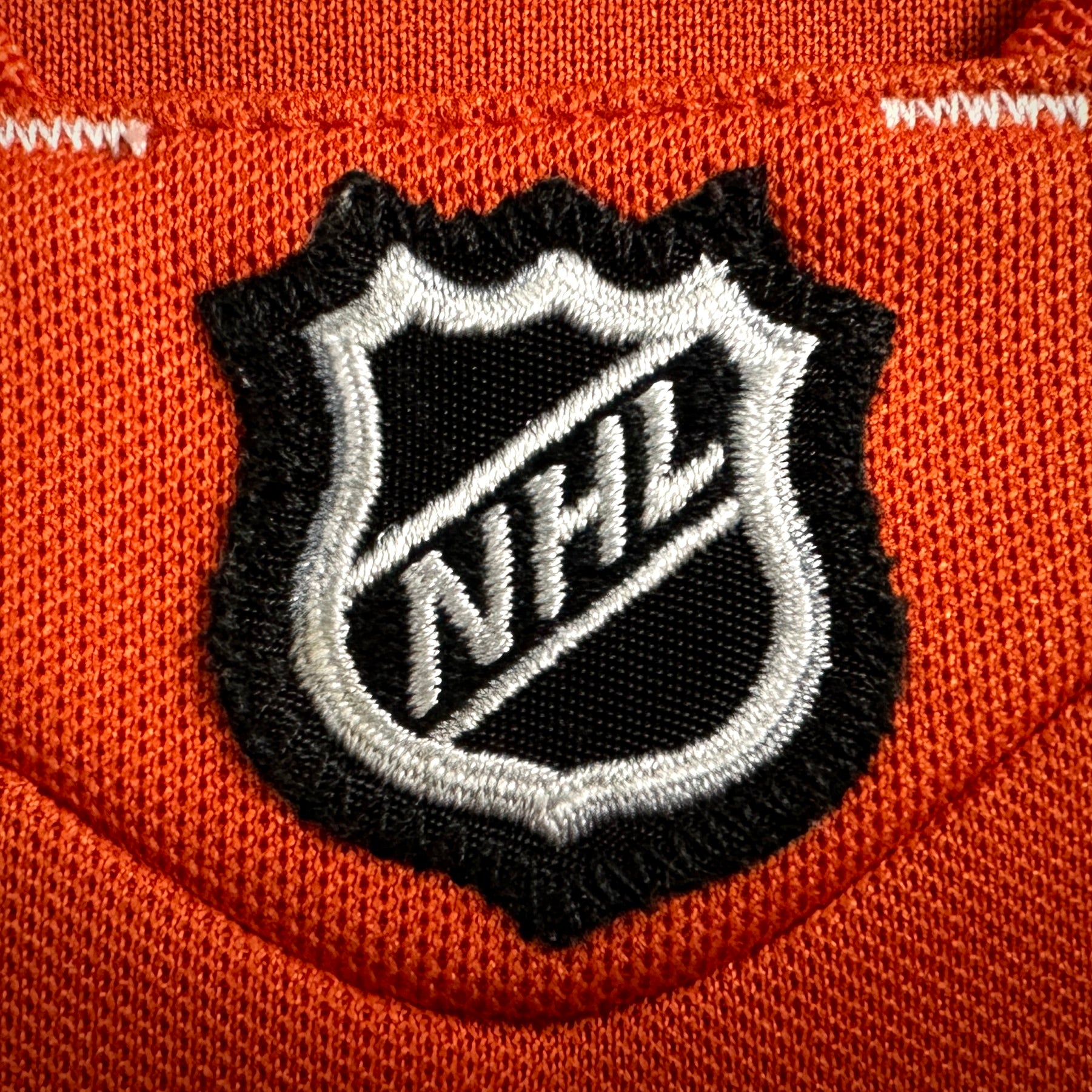 2005 Reebok NHL Team Issued Jersey Buffalo Sabres Practice Orange Sz. 56 Vintage