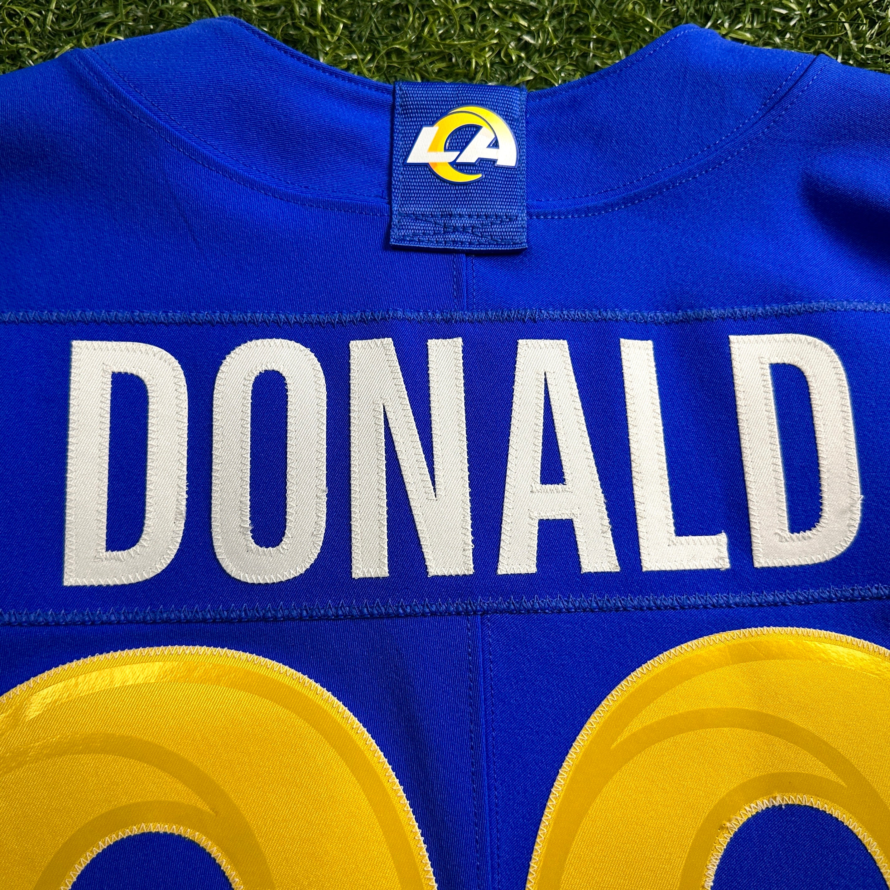 2021 Nike NFL Team Issued Jersey Los Angeles Rams Aaron Donald Crucial Catch 44