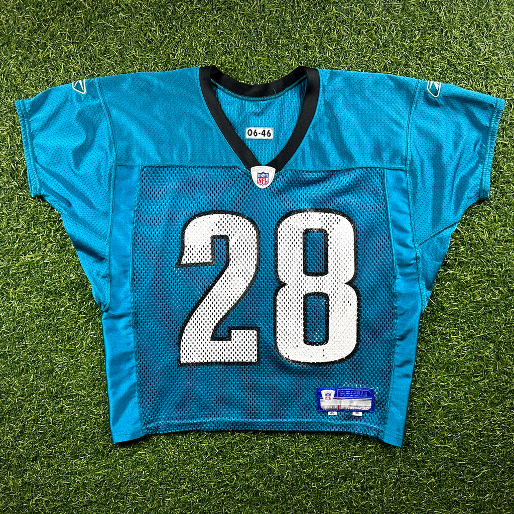 2006 Reebok NFL Game-Used Practice Jersey Jacksonville Jaguars Fred Taylor Sz. 46 Hit Marks