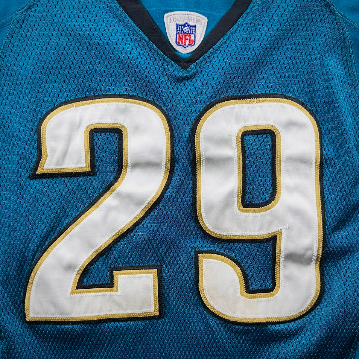 2007 Reebok NFL Game-Used Jersey Jacksonville Jaguars Brian Williams Teal Throwback