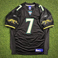 2005 Reebok NFL Authentic Jersey Jacksonville Jaguars Byron Leftwich Sz 50 Black