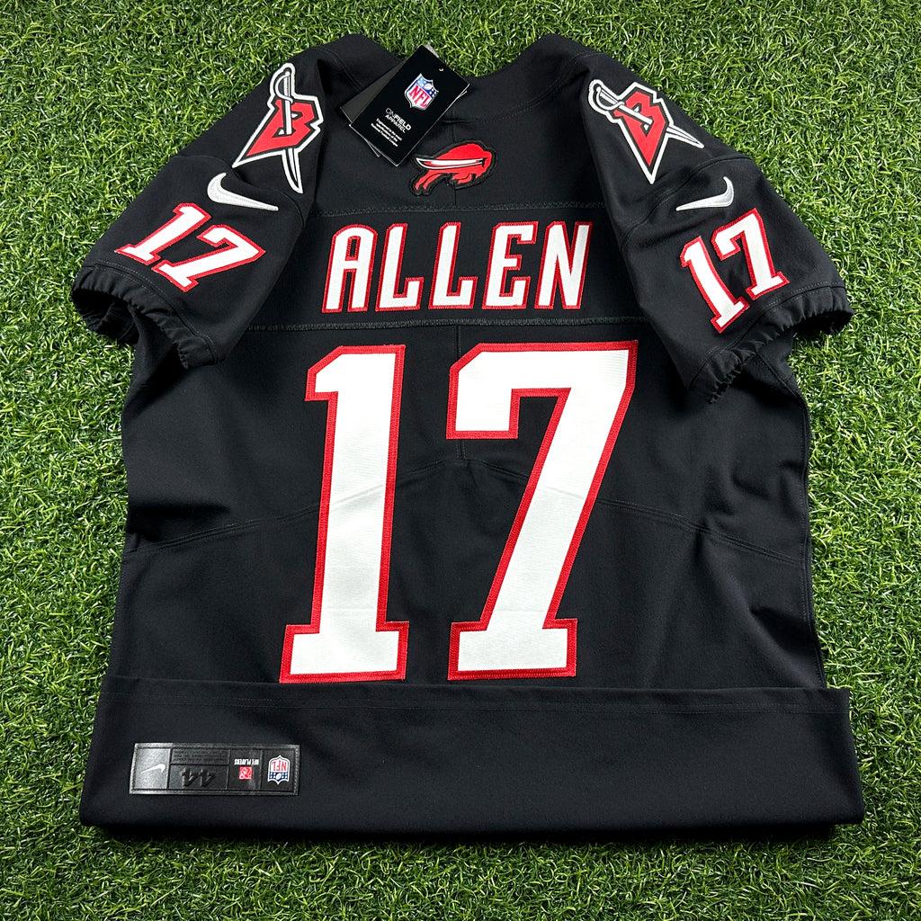 New! Nike NFL X NHL Vapor Elite Authentic Jersey Buffalo Bills Sabres Josh Allen Sz. 44