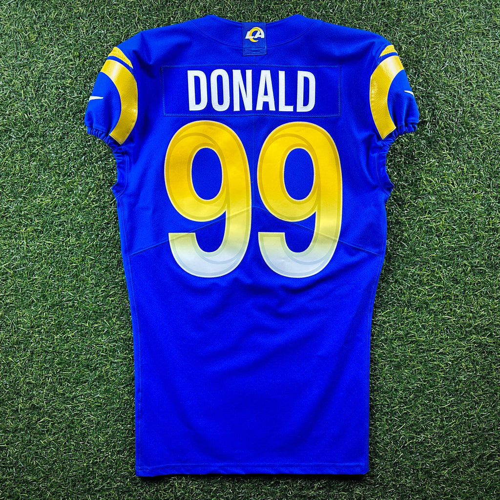 2021 Nike NFL Team Issued Jersey Los Angeles Rams Aaron Donald Salute to Service 44