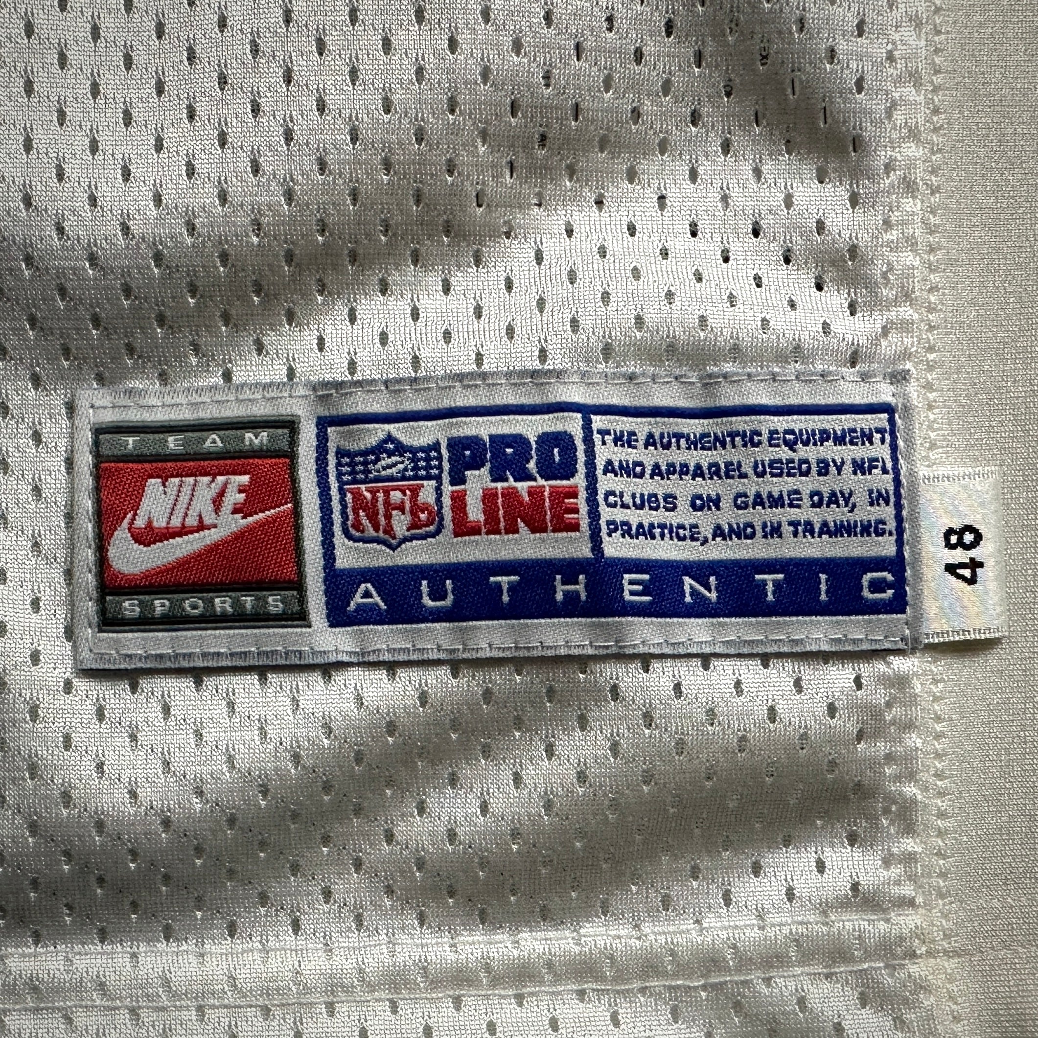 1998 Nike NFL Pro Line Authentic Jersey Jacksonville Jaguars Kennan McCardell Sz. 48 Away