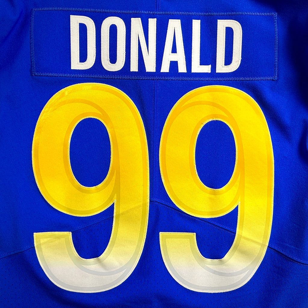 2021 Nike NFL Team Issued Jersey Los Angeles Rams Aaron Donald Crucial Catch 44