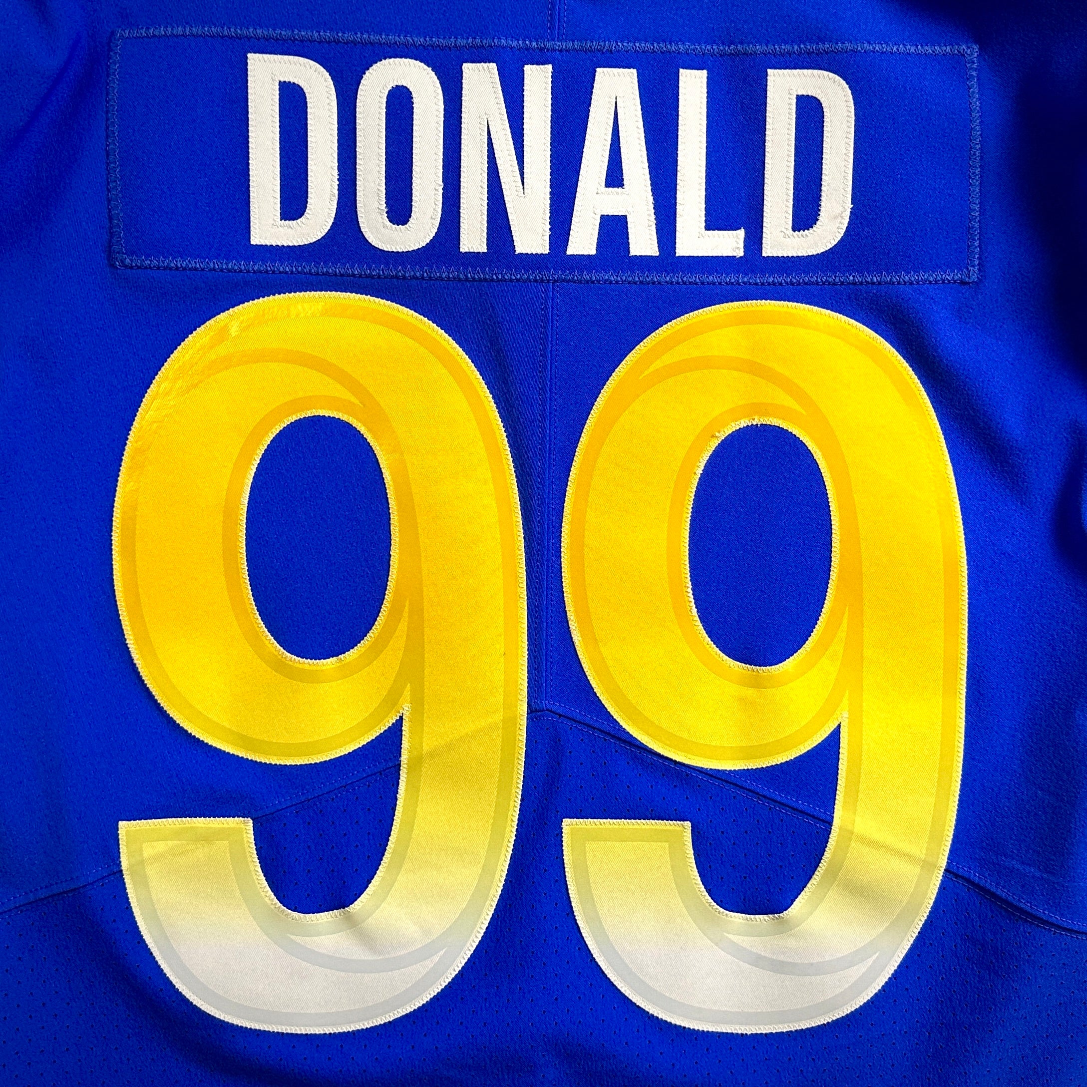 2021 Nike NFL Team Issued Jersey Los Angeles Rams Aaron Donald Crucial Catch 44