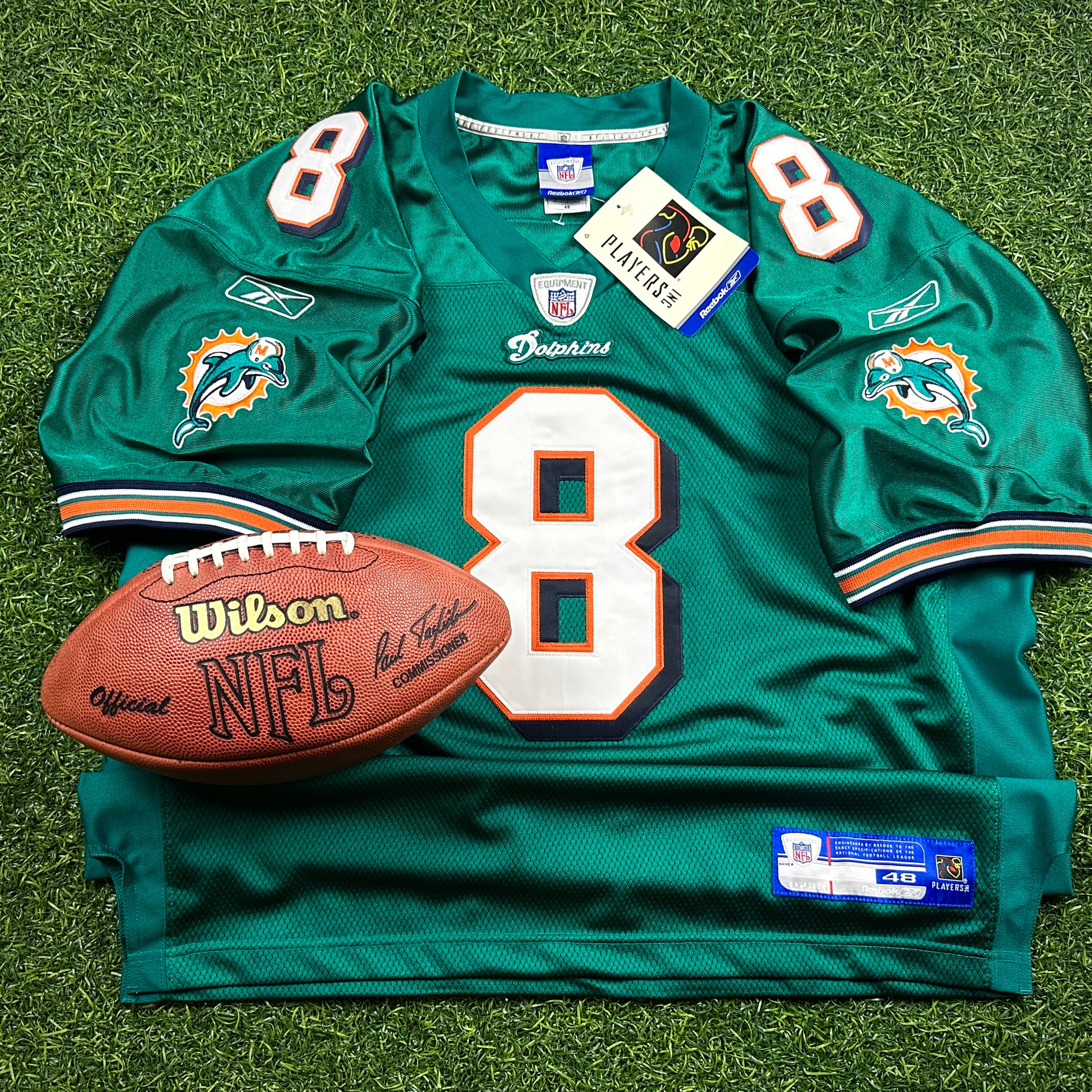 New! 2006 Reebok NFL Authentic Jersey Miami Dolphins Daunte Culpepper Sz. 48 NWT