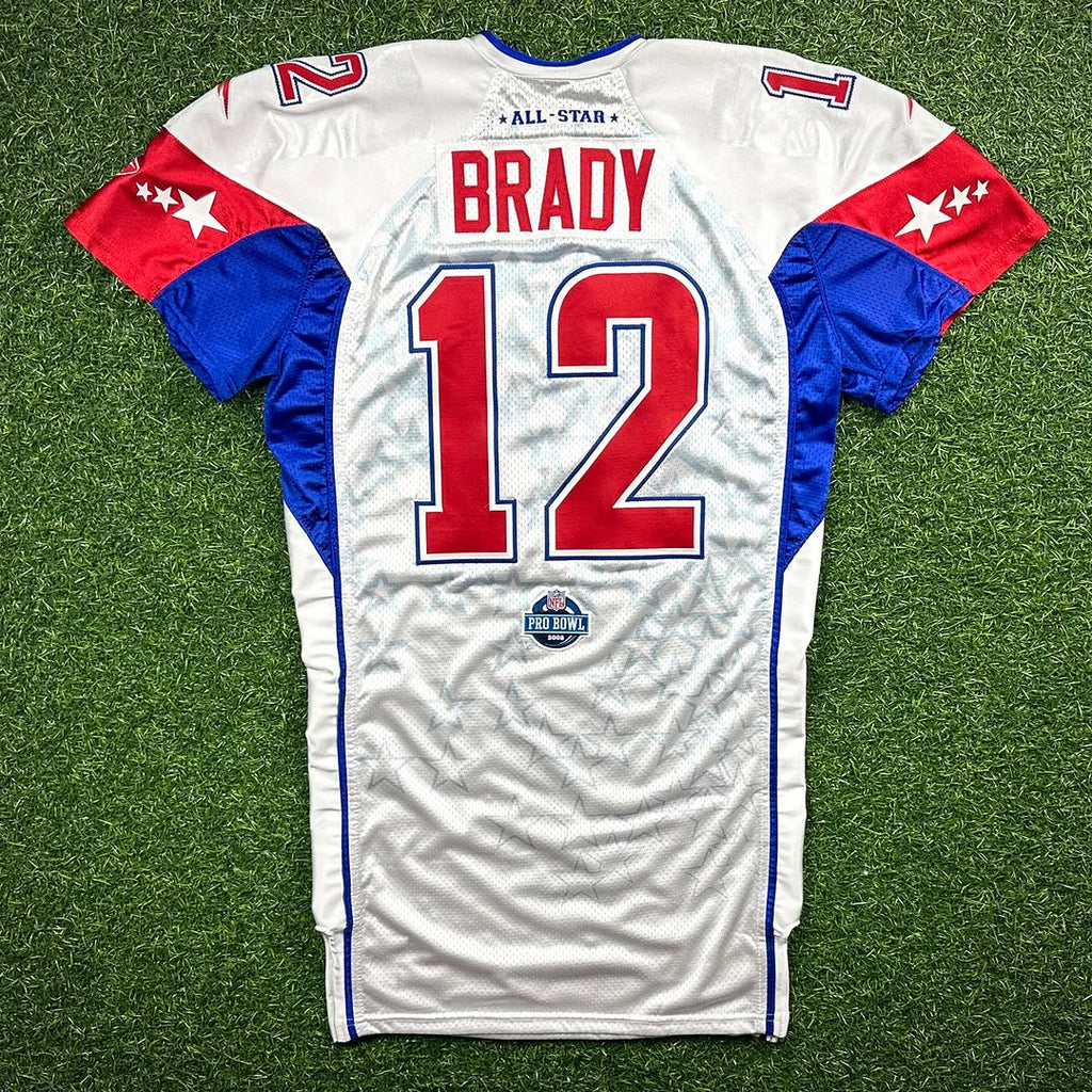 2008 Reebok NFL Authentic Game-Issued Jersey AFC Pro Bowl Tom Brady New England Patriots Sz. 48