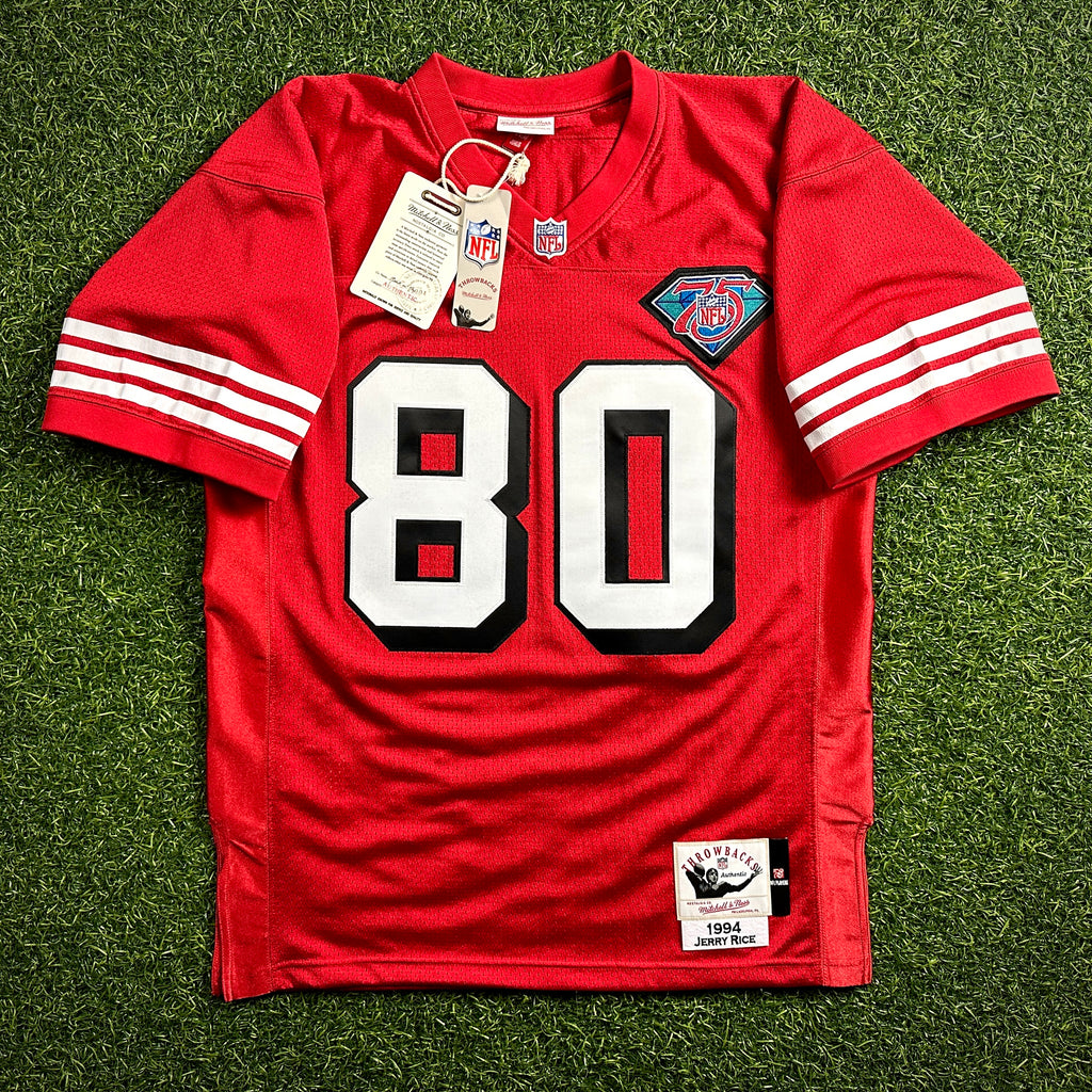 New! Mitchell & Ness 1994 Authentic Jersey San Francisco 49ers Jerry Rice Sz 44