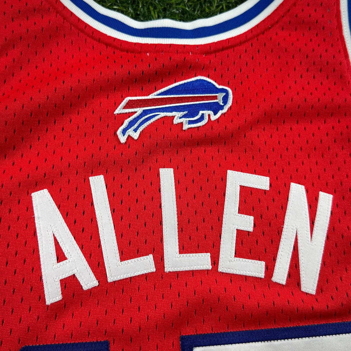 Mitchell & Ness NFL Authentic Buffalo Bills Custom Basketball Jersey Josh Allen Sz. L