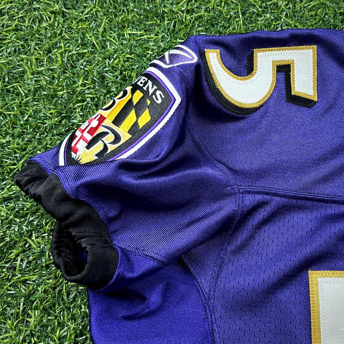 2011 Reebok NFL Authentic Team-Issued Game Jersey Baltimore Ravens Terrell Suggs Autograph PSA Cert