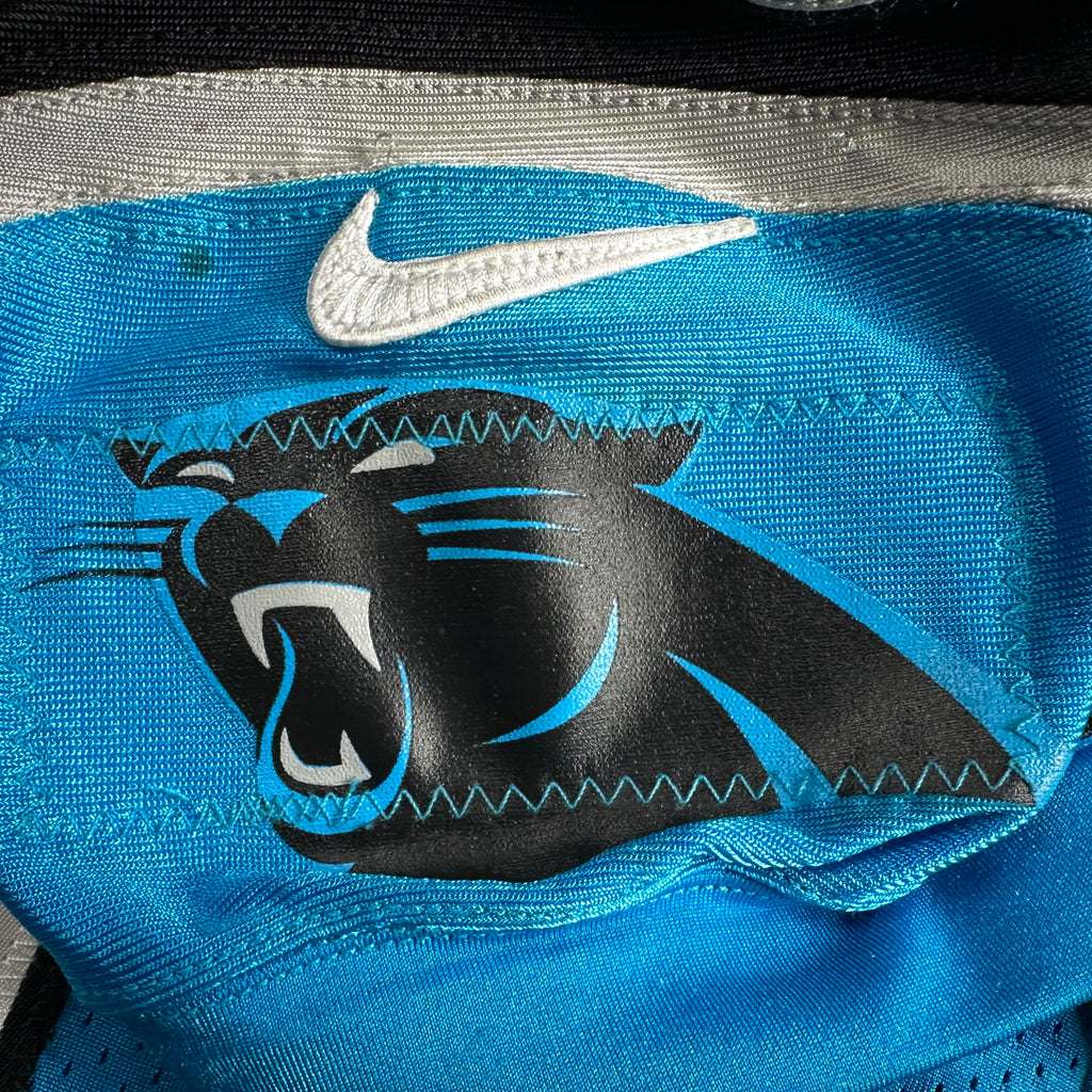 2018 Nike NFL Game Used Worn Jersey Carolina Panthers Ian Thomas Rookie Sz. 50