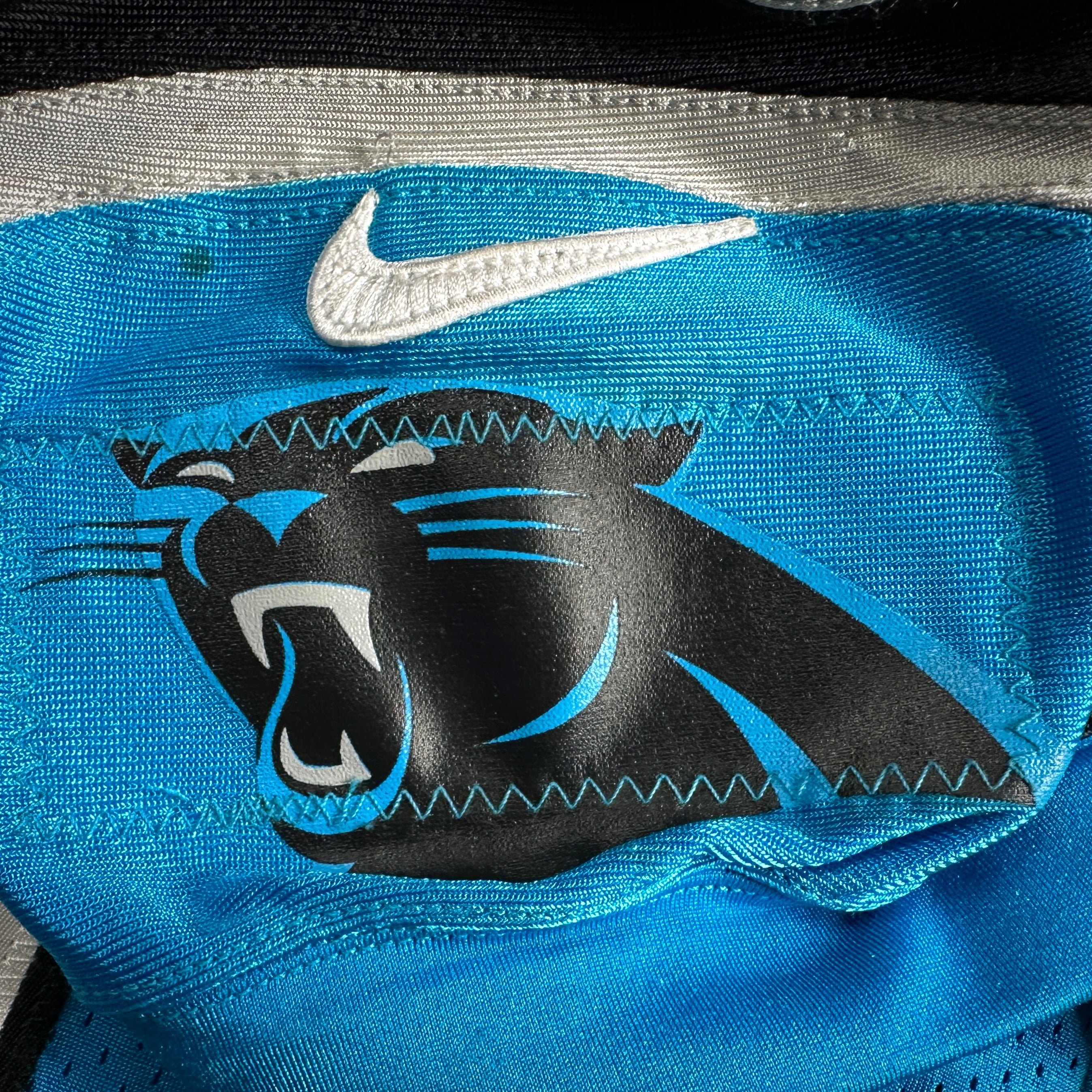 2018 Nike NFL Game Used Worn Jersey Carolina Panthers Ian Thomas Rookie Sz. 50