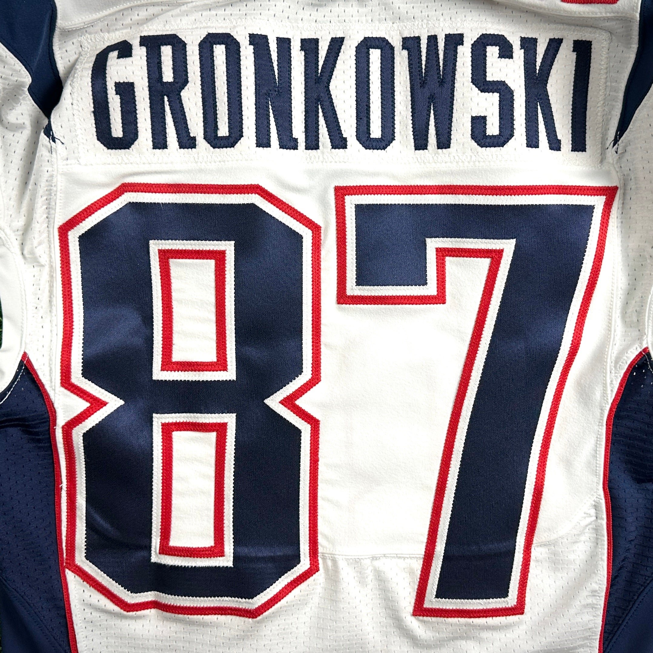 2014 Nike NFL Team-Issued Super Bowl XLIX Game Jersey New England Patriots Rob Gronkowski