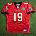 2002 Reebok NFL Authentic Jersey Tampa Bay Buccaneers Keyshawn Johnson Sz. 48 Super Bowl XXXVII