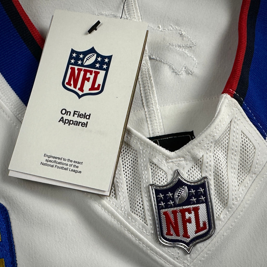 New! 2025 Nike NFL Vapor FUSE Elite Authentic Jersey Buffalo Bills Josh Allen Sz. 44 White Road