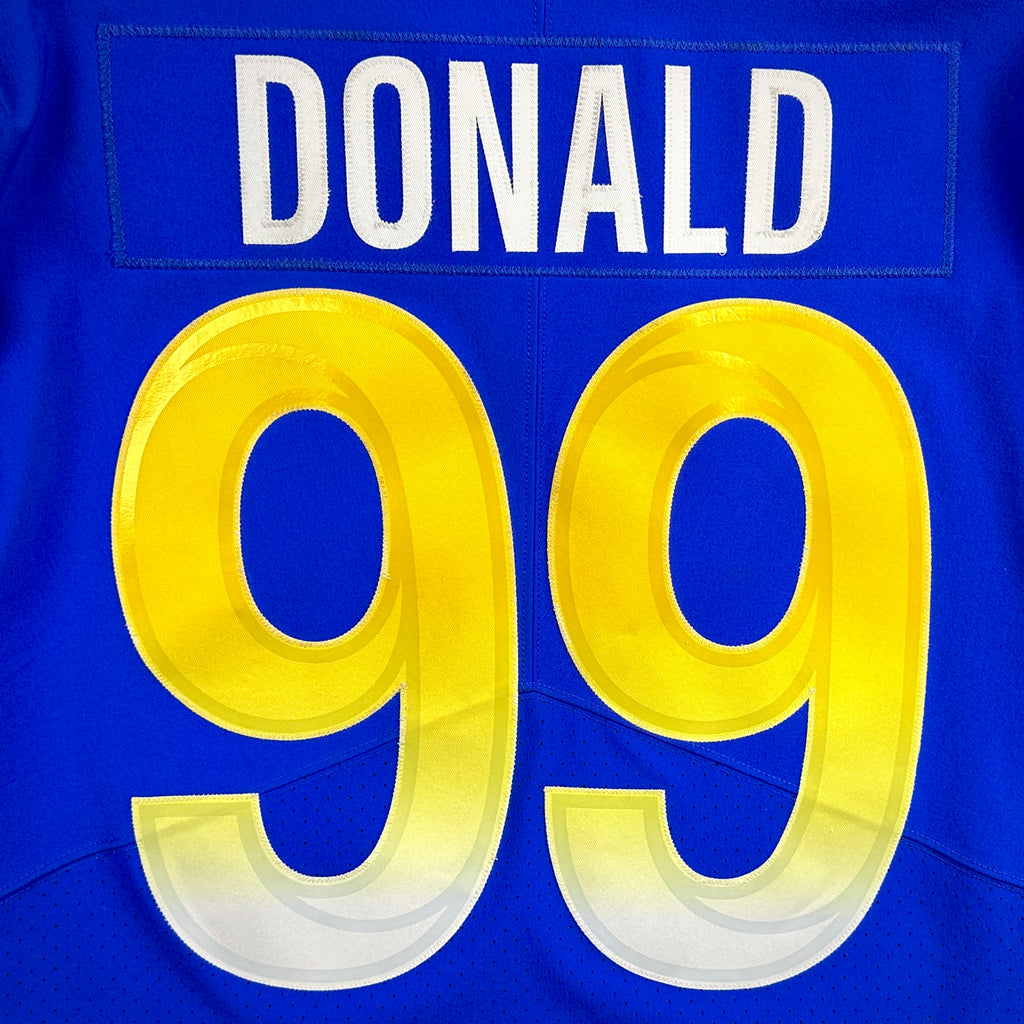 2021 Nike NFL Team Issued Jersey Los Angeles Rams Aaron Donald Crucial Catch 44