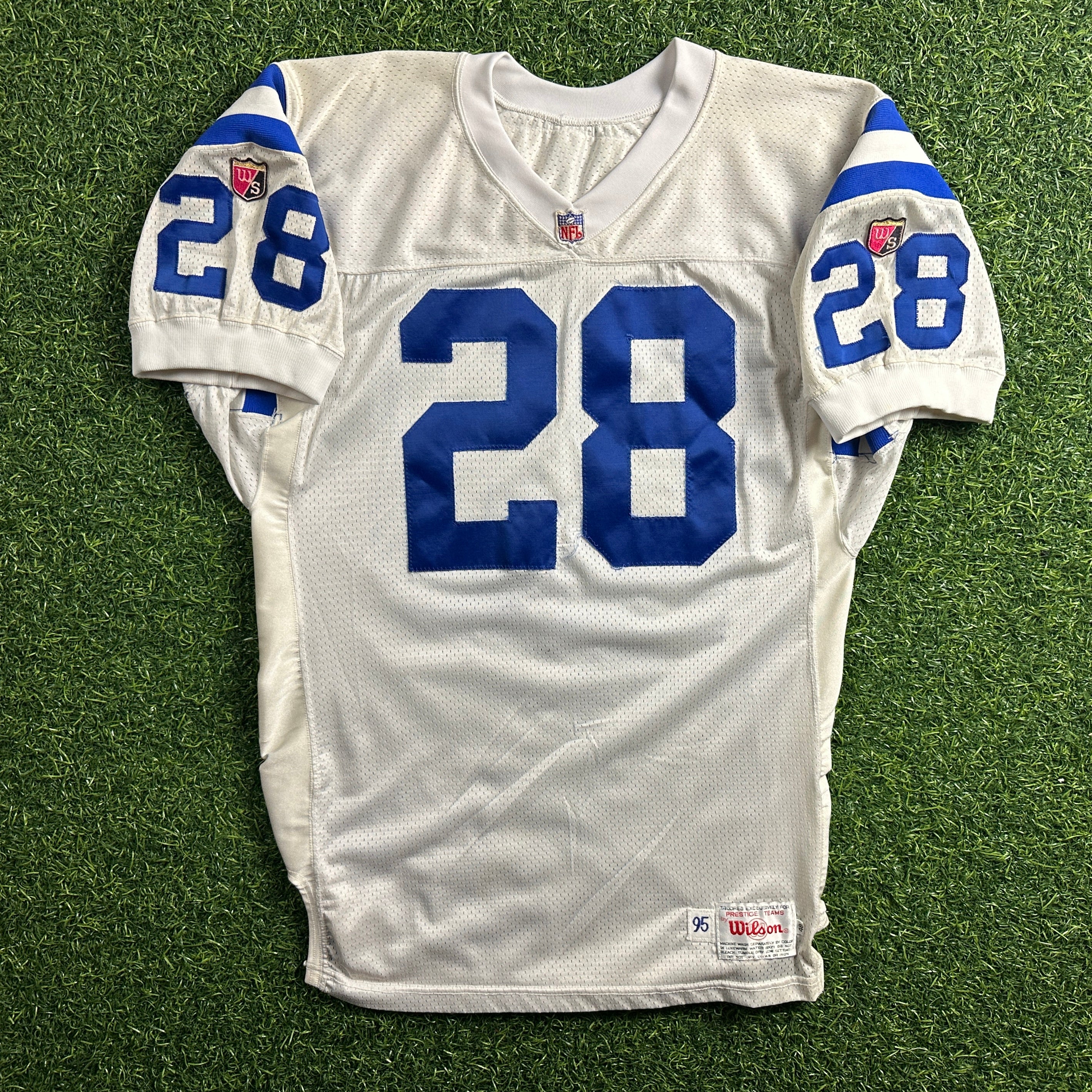 1995 Wilson NFL Team Issued Game Jersey Indianapolis Colts Marshall Faulk 48 HOF