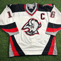 1996 CCM NHL Center Ice Authentic Jersey Buffalo Sabres Pat LaFontaine Sz. 52