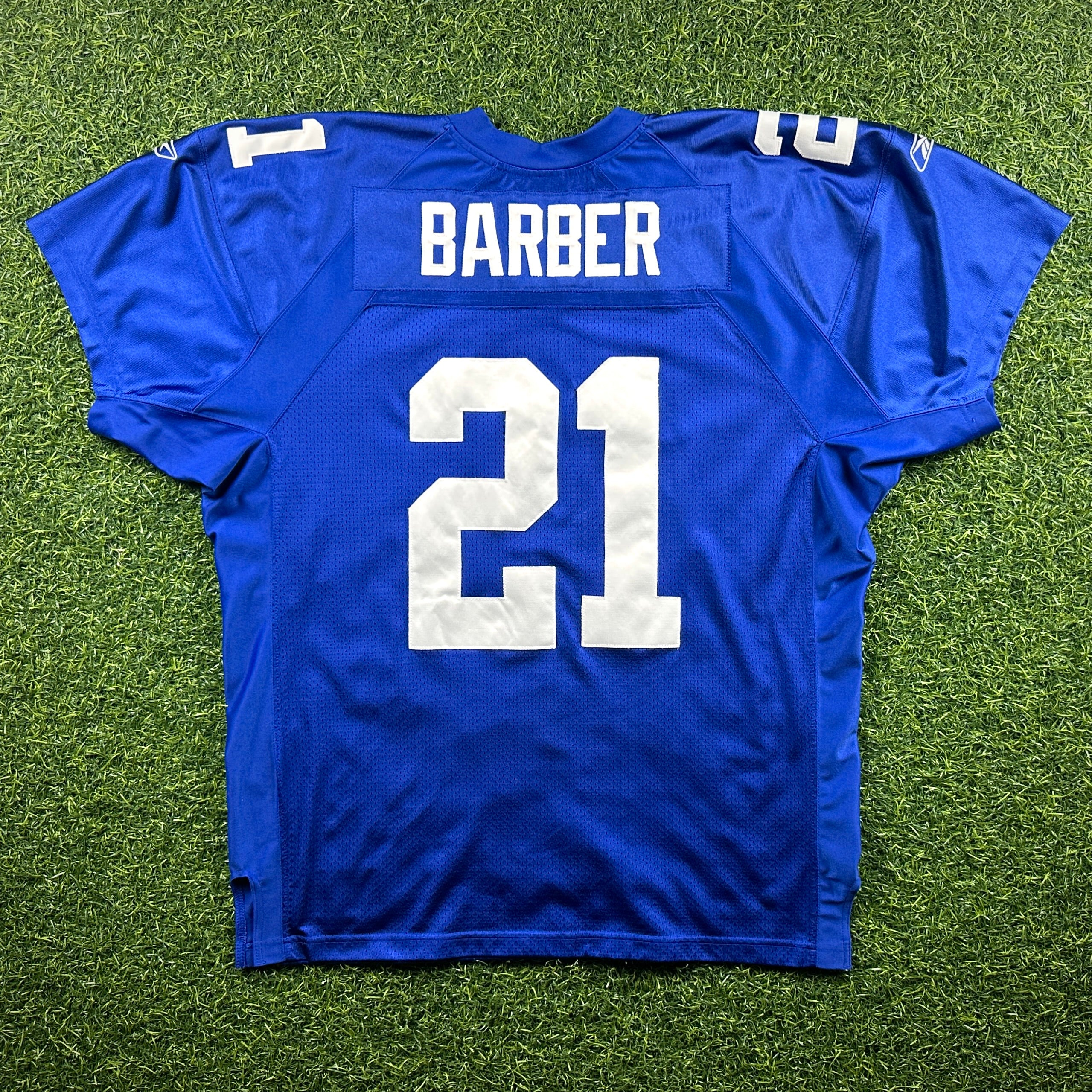 2002 Reebok NFL Authentic Jersey New York Giants Tiki Barber Sz. 52 Vintage
