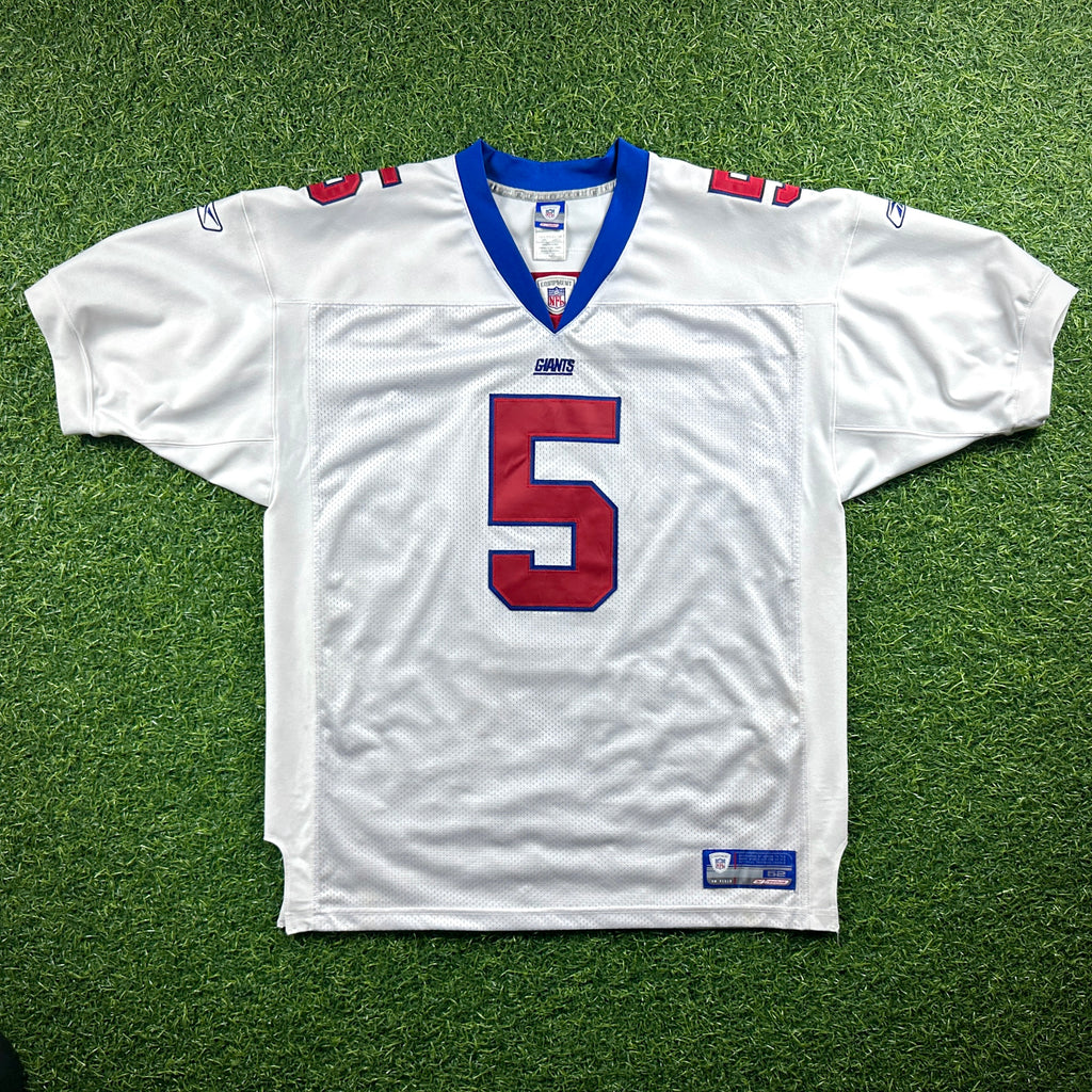 2003 Reebok NFL Authentic Jersey New York Giants Kerry Collins Sz. 52 Vintage