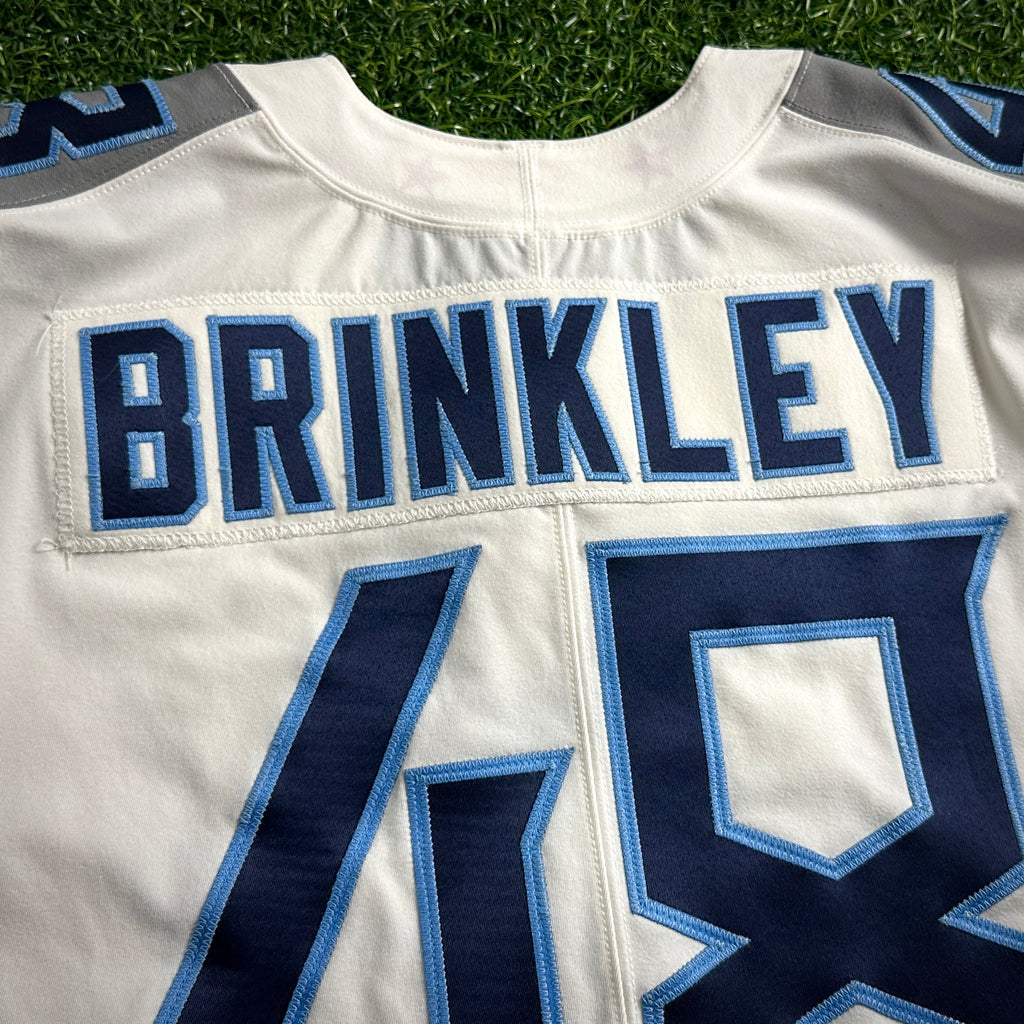 2020 Nike NFL Team Issued Game Jersey Tennessee Titans Beau Brinkley Sz 44 SKILL
