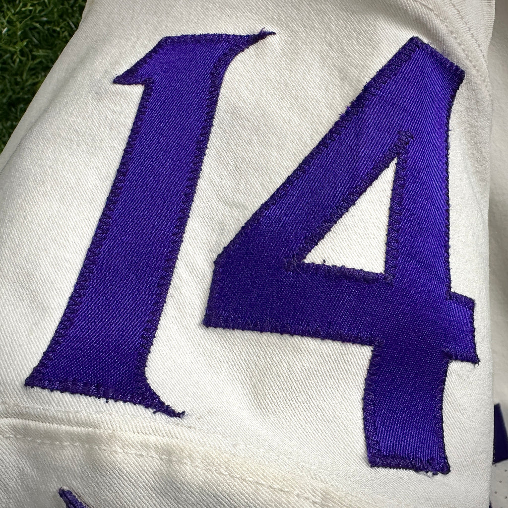 2017 Nike NFL Game Used Worn Away Jersey Minnesota Vikings Sz. 40 L-BK Patriots