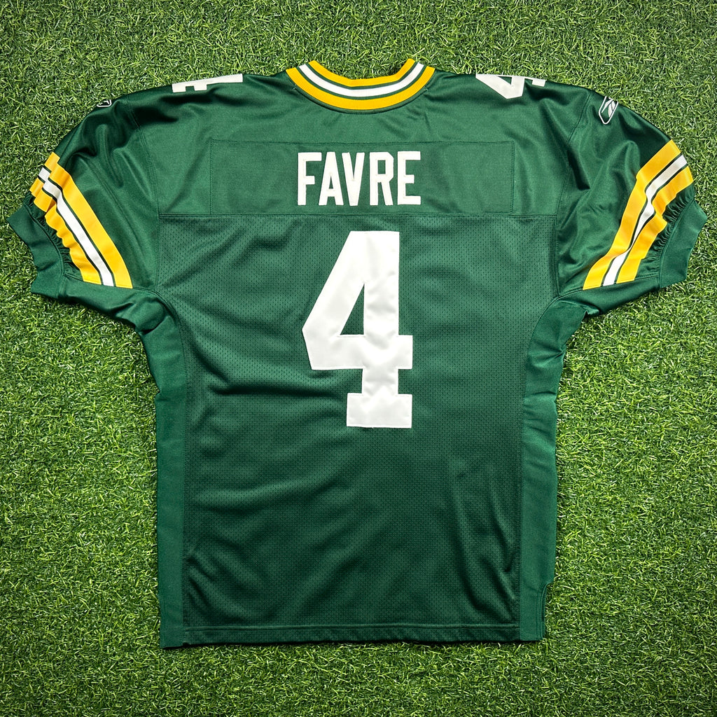 2003 Reebok NFL Authentic Jersey Green Bay Packers Brett Favre Sz. 50 Lambeau Patch