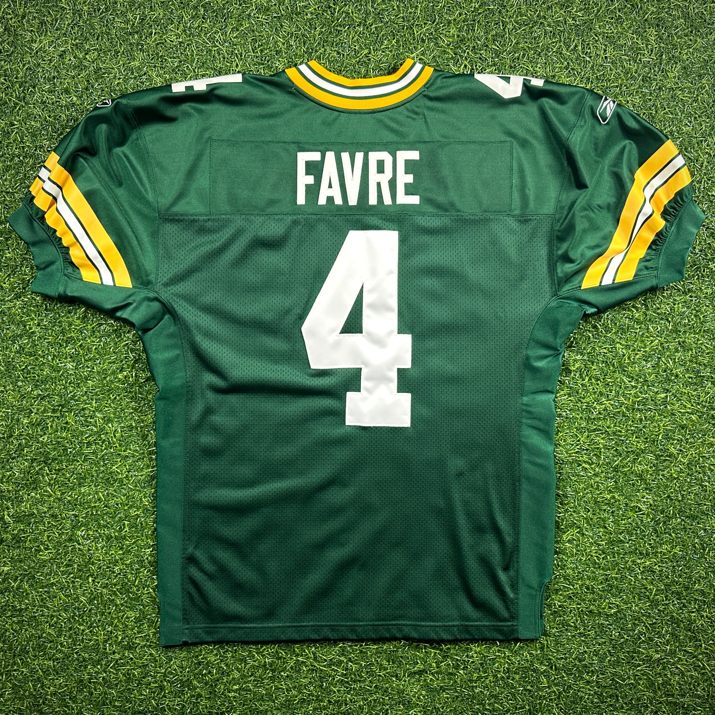 2003 Reebok NFL Authentic Jersey Green Bay Packers Brett Favre Sz. 50 Lambeau Patch