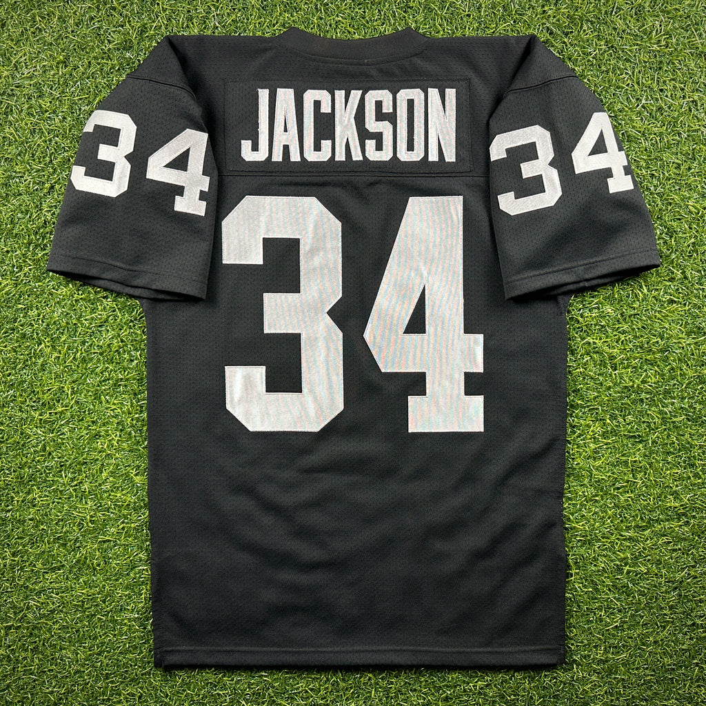 New! Mitchell & Ness NFL 1990 Authentic Jersey Los Angeles Raiders Bo Jackson Sz. 40 (M) Throwback